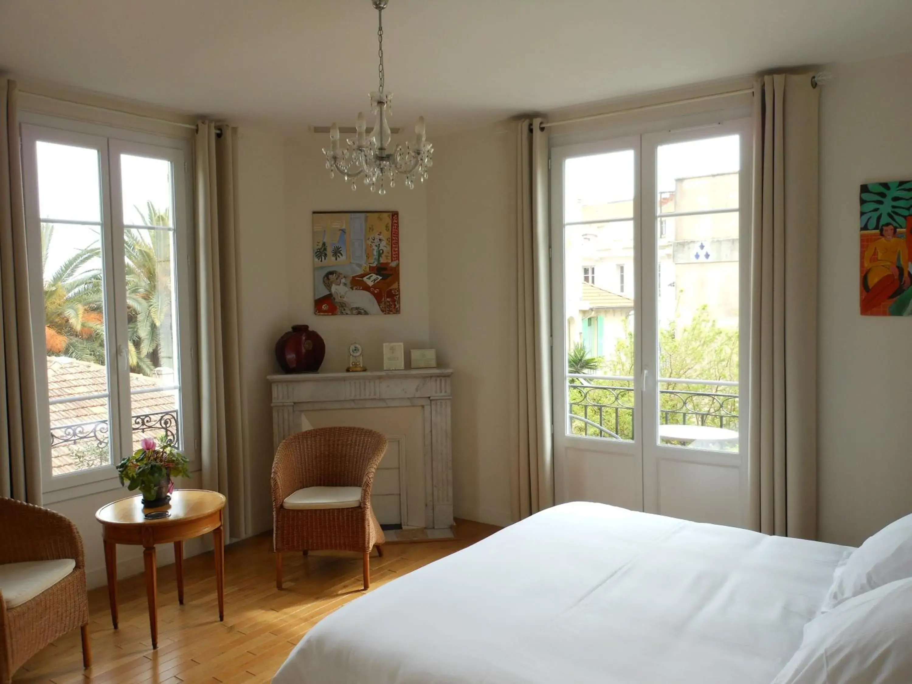 Bedroom, Bed in Hotel Villa Les Cygnes