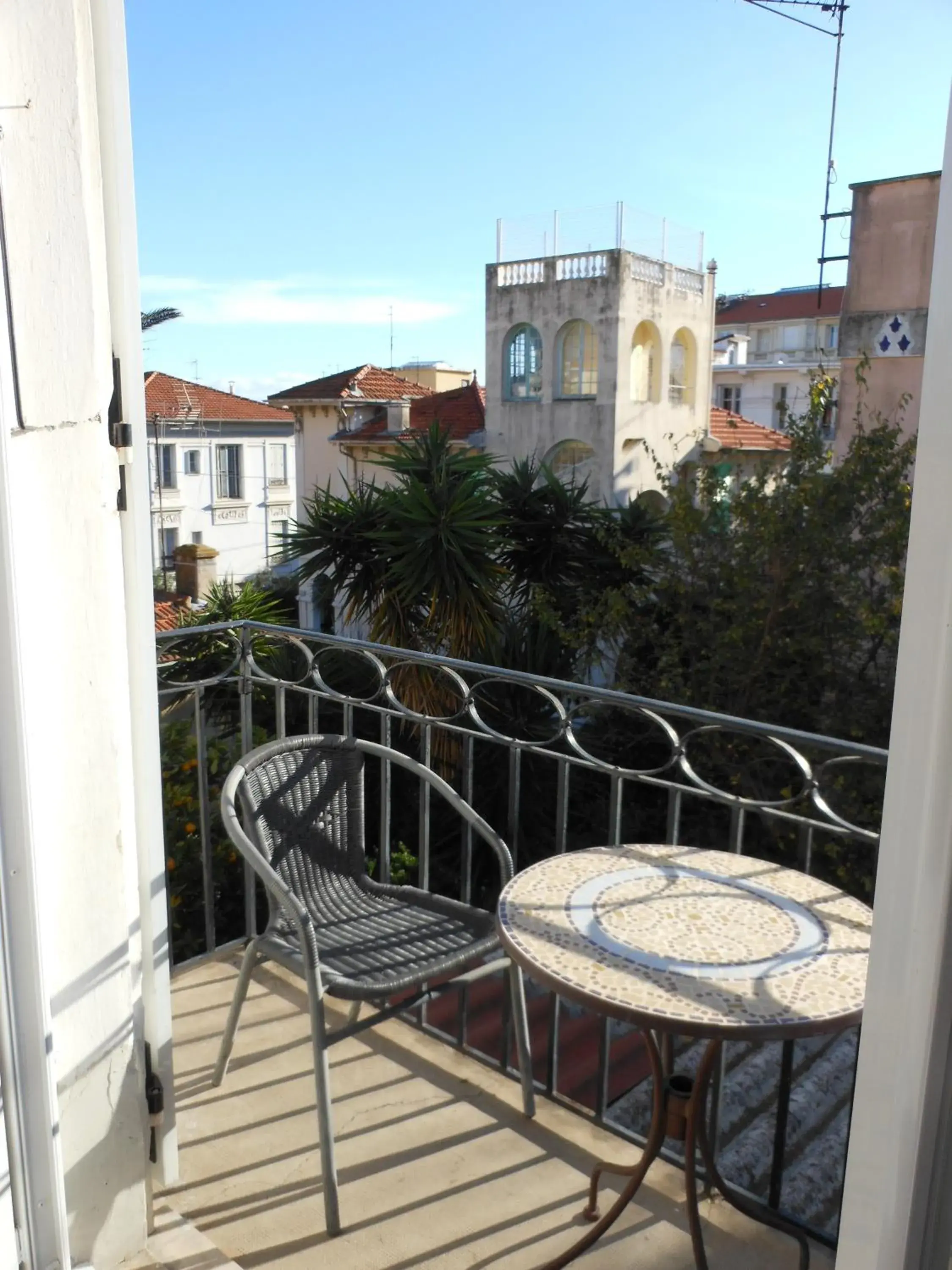 Balcony/Terrace in Hotel Villa Les Cygnes