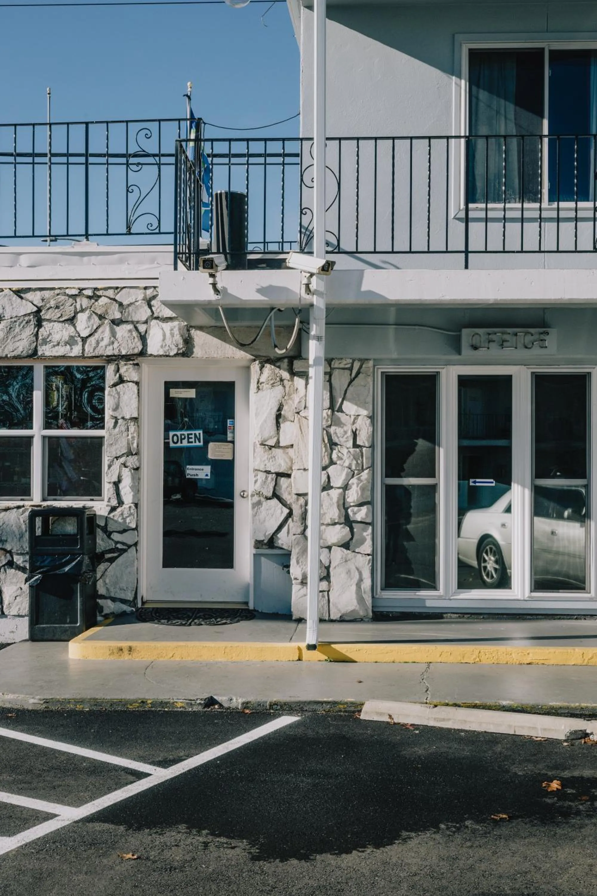 Property building in La Hacienda Motel