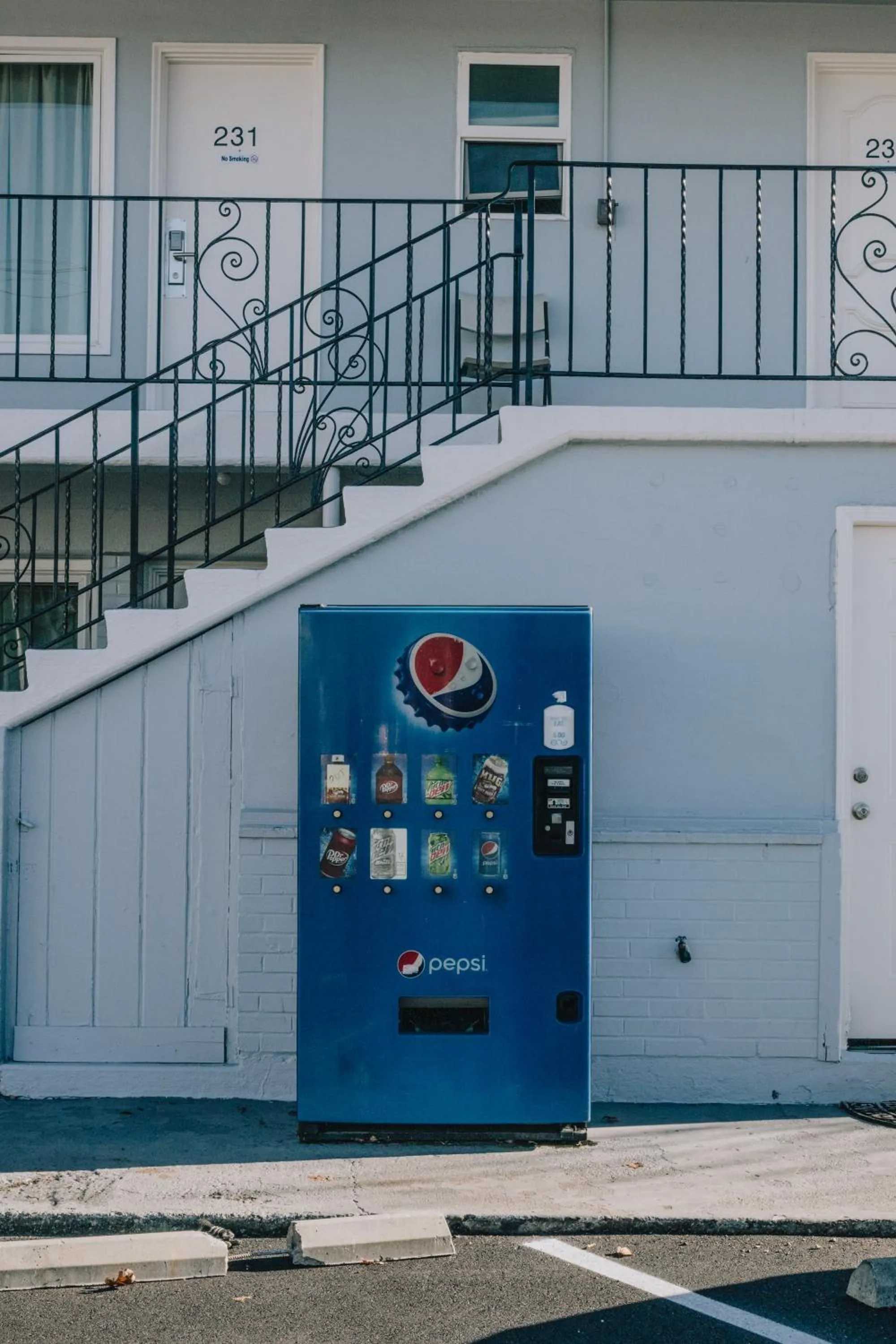 vending machine in La Hacienda Motel