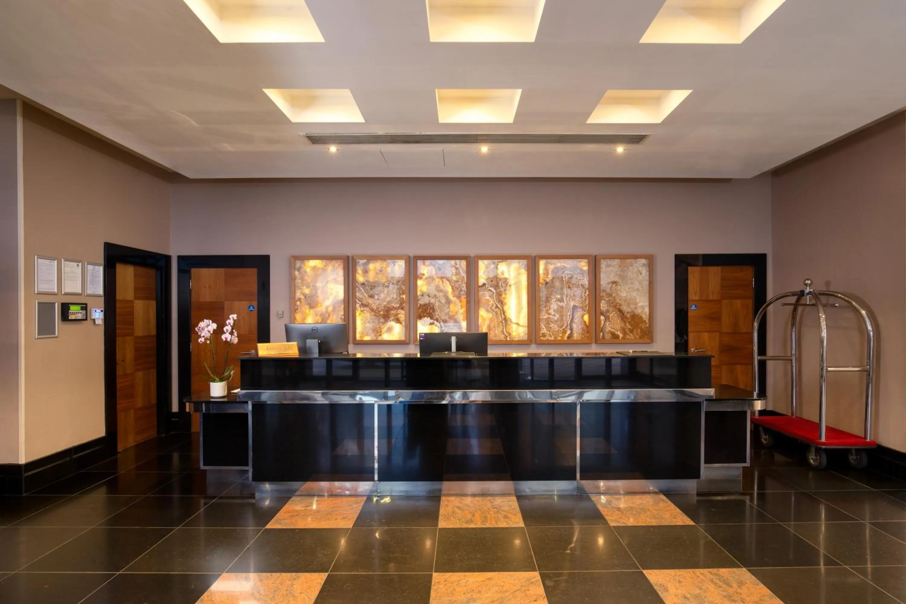 Lobby or reception in The Chelsea Harbour Hotel and Spa