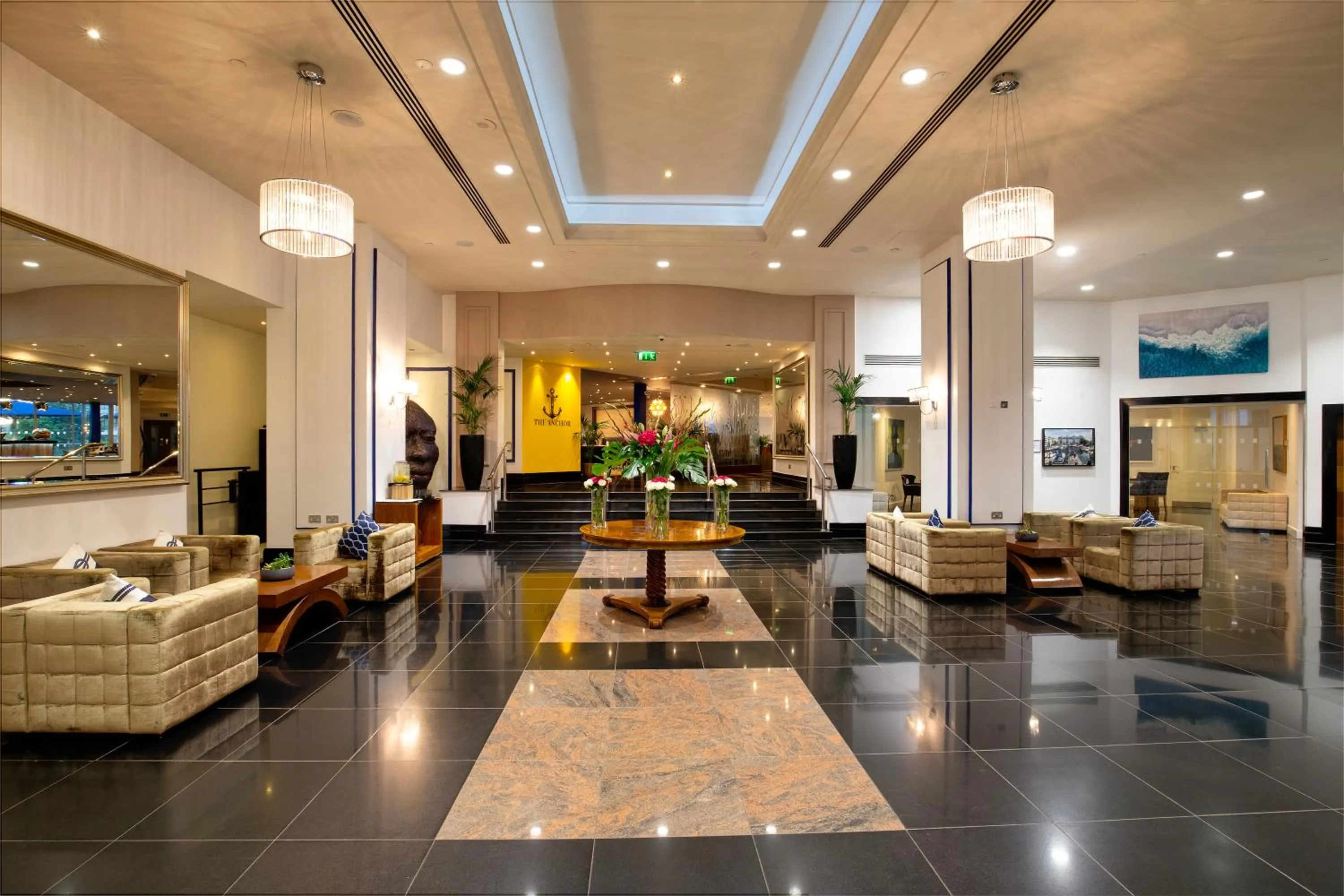 Lobby or reception in The Chelsea Harbour Hotel and Spa