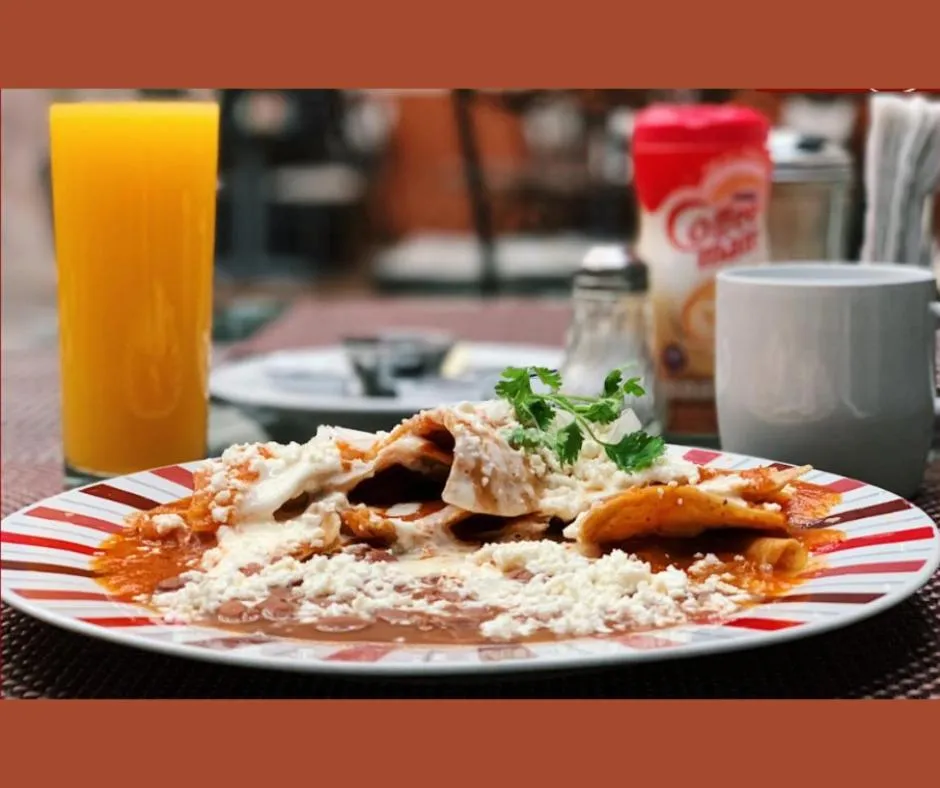 American breakfast in Casa de los Dulces Sueños