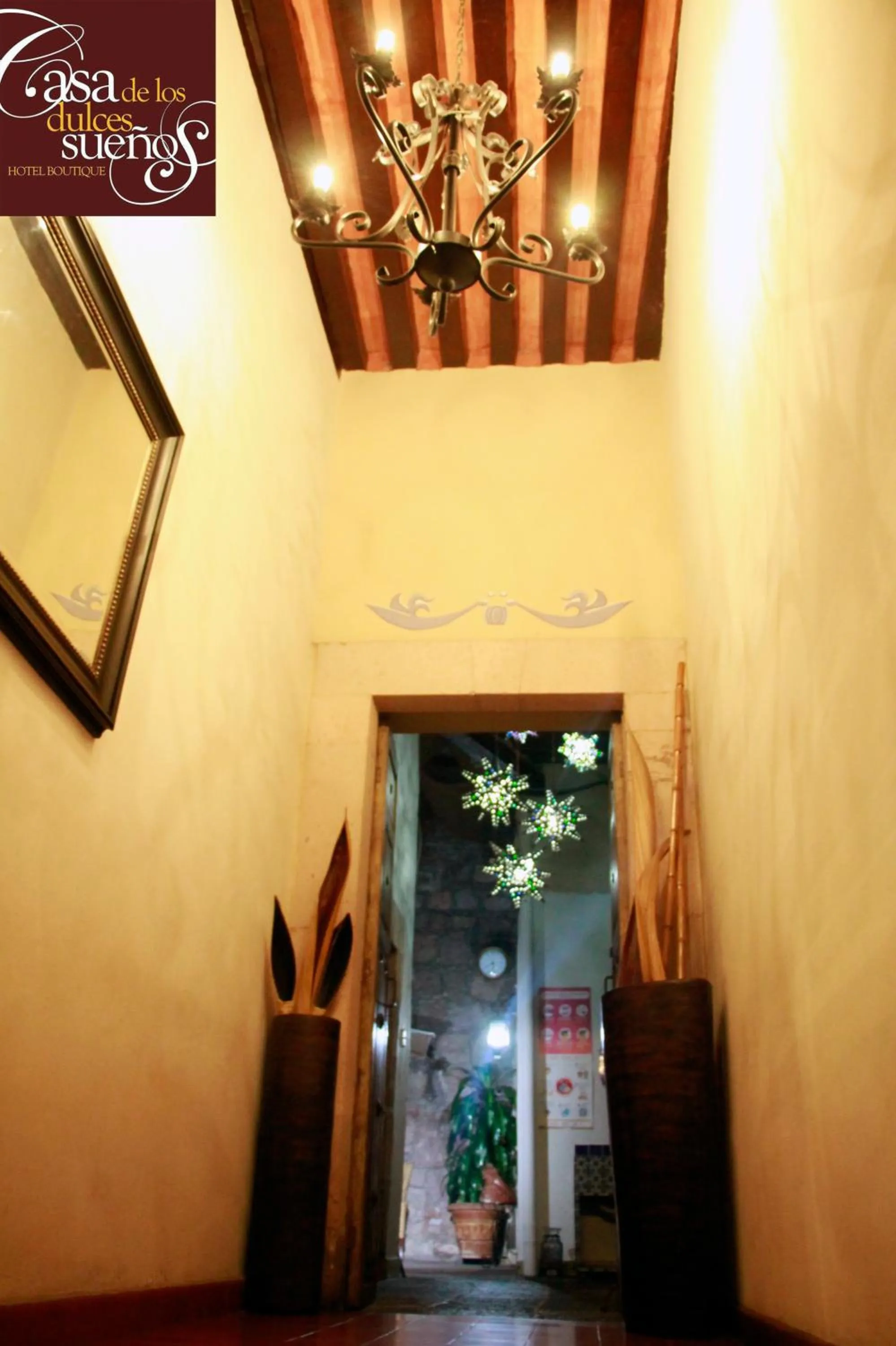 Text overlay in Casa de los Dulces Sueños