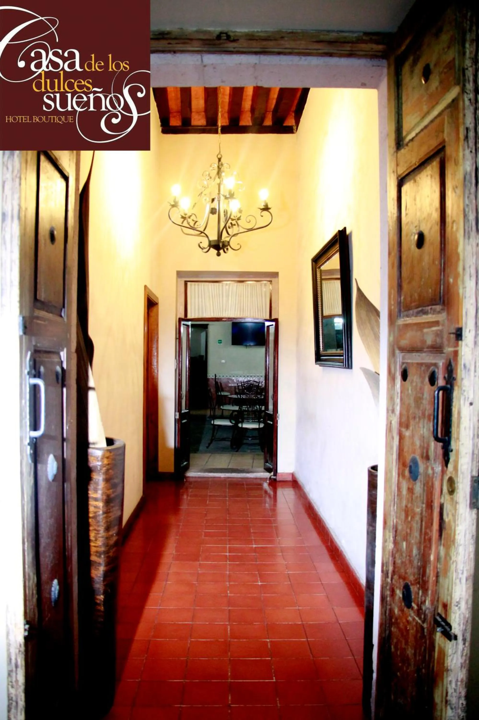 Garden view in Casa de los Dulces Sueños