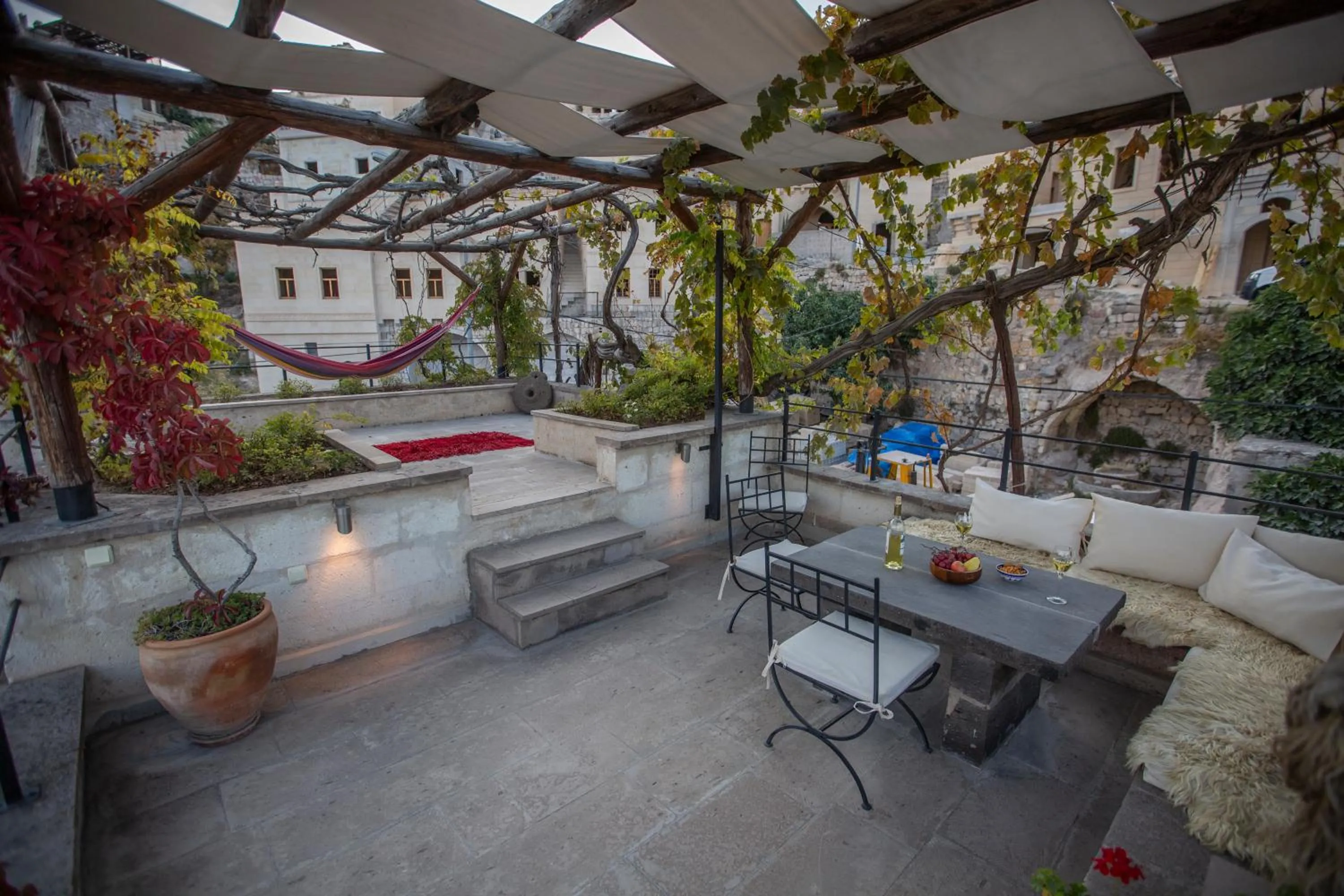 Balcony/Terrace in Asmalı Cave House