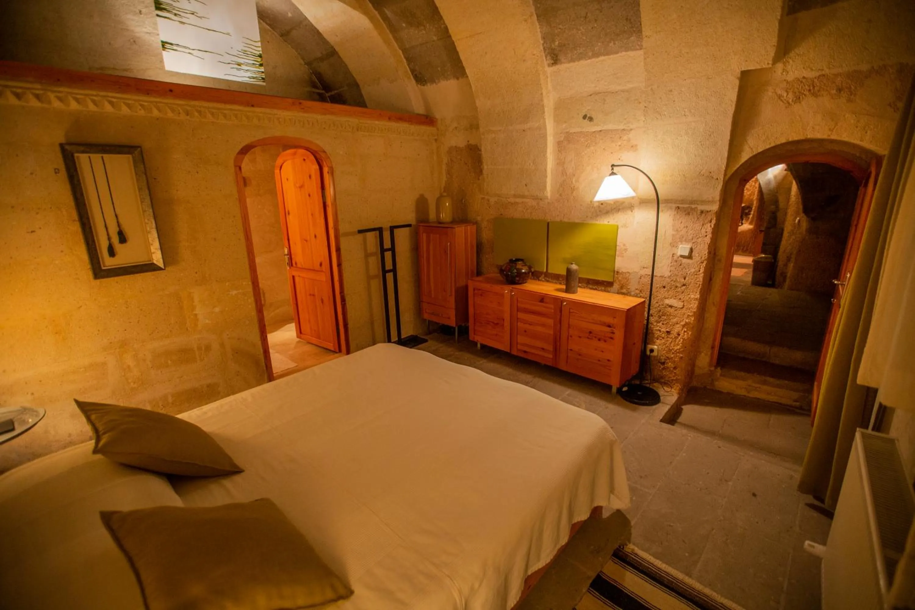 Bedroom, Bed in Asmalı Cave House