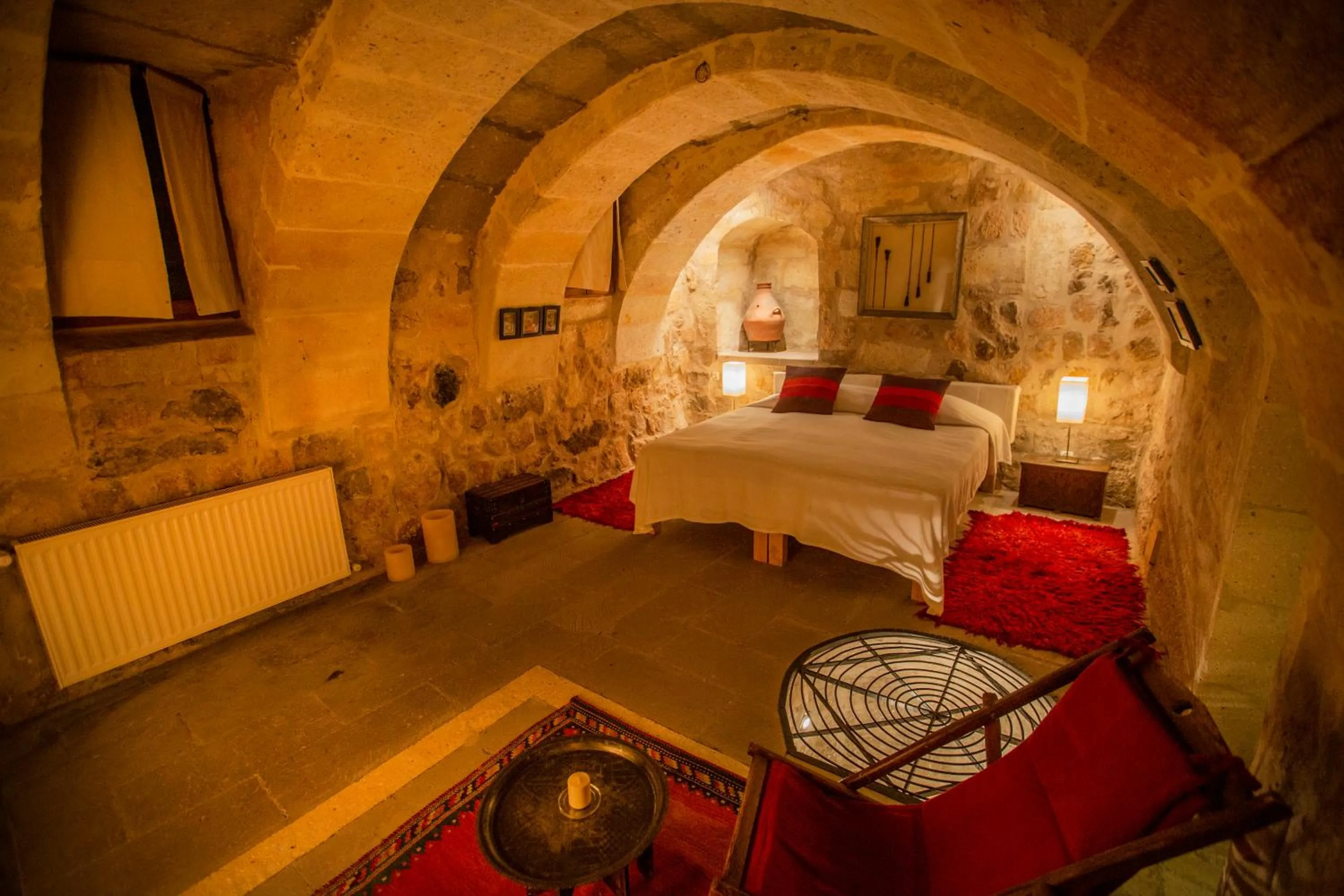 Bedroom, Bed in Asmalı Cave House