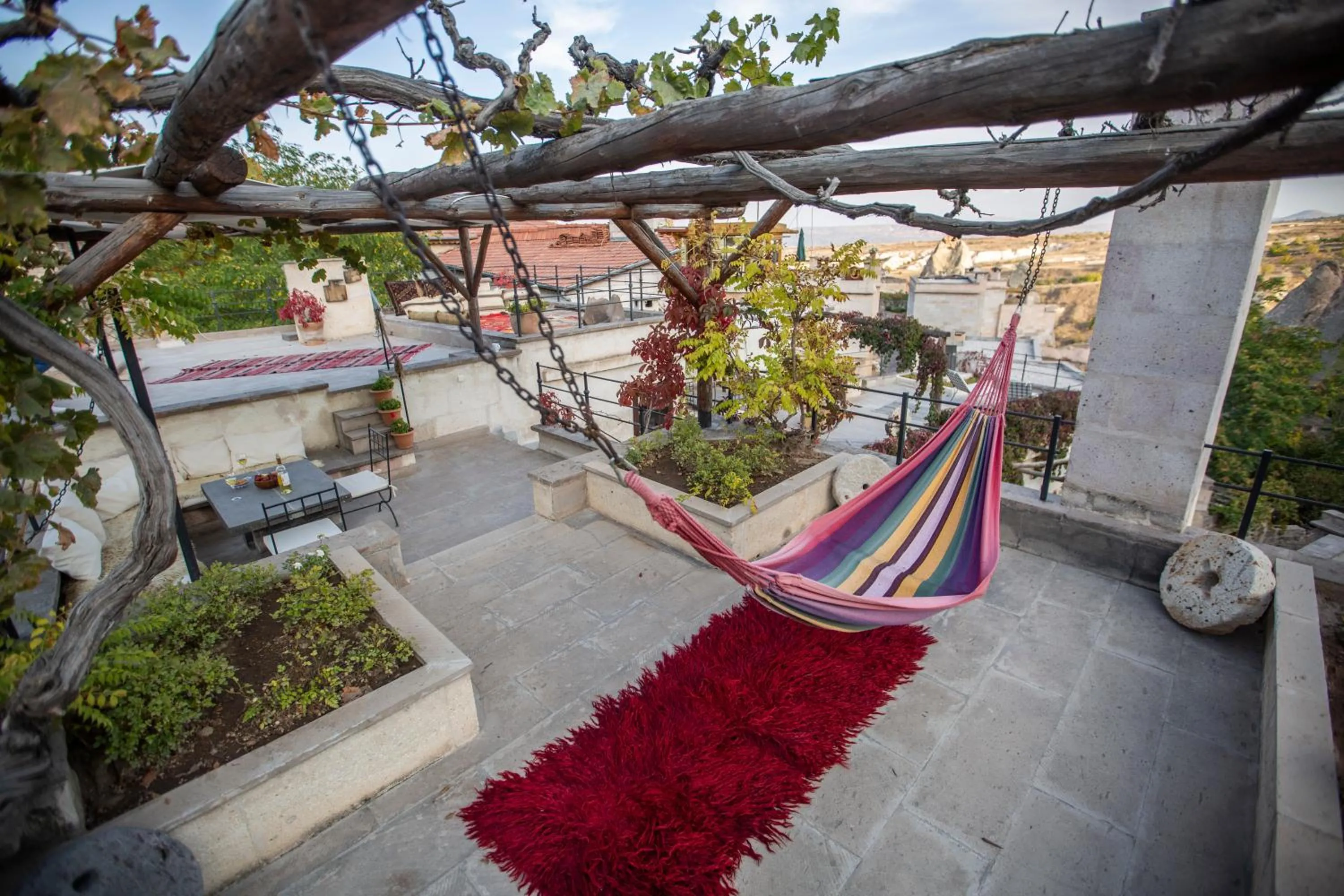 Balcony/Terrace in Asmalı Cave House