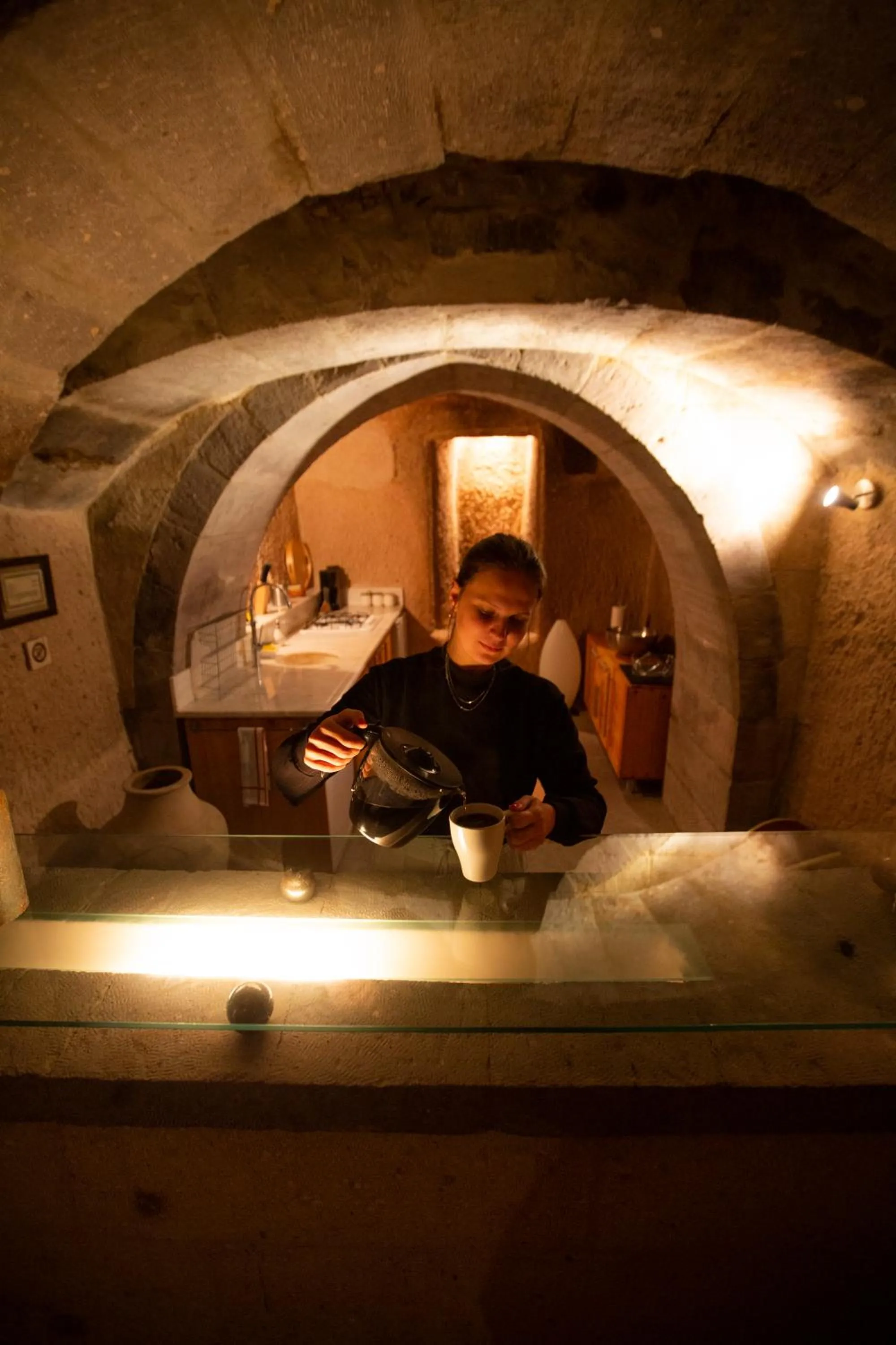 Coffee/tea facilities in Asmalı Cave House