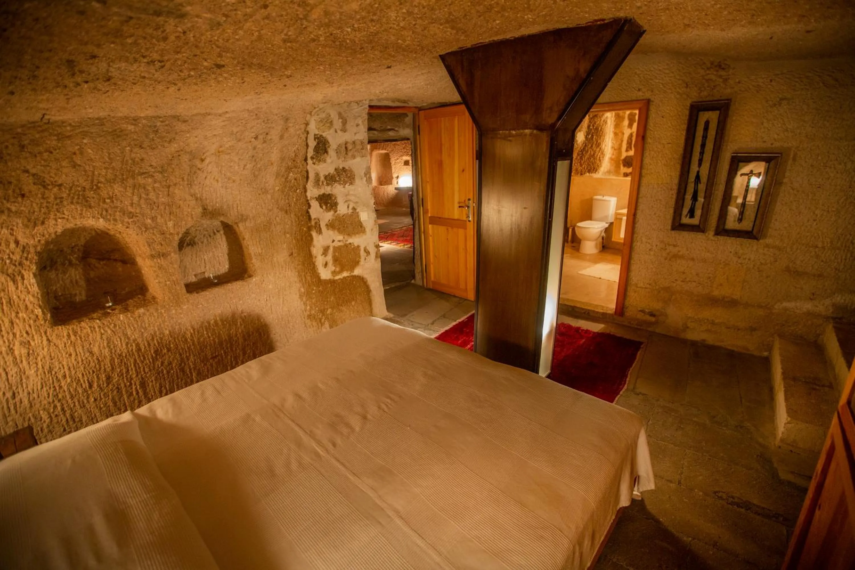 Bedroom, Bed in Asmalı Cave House