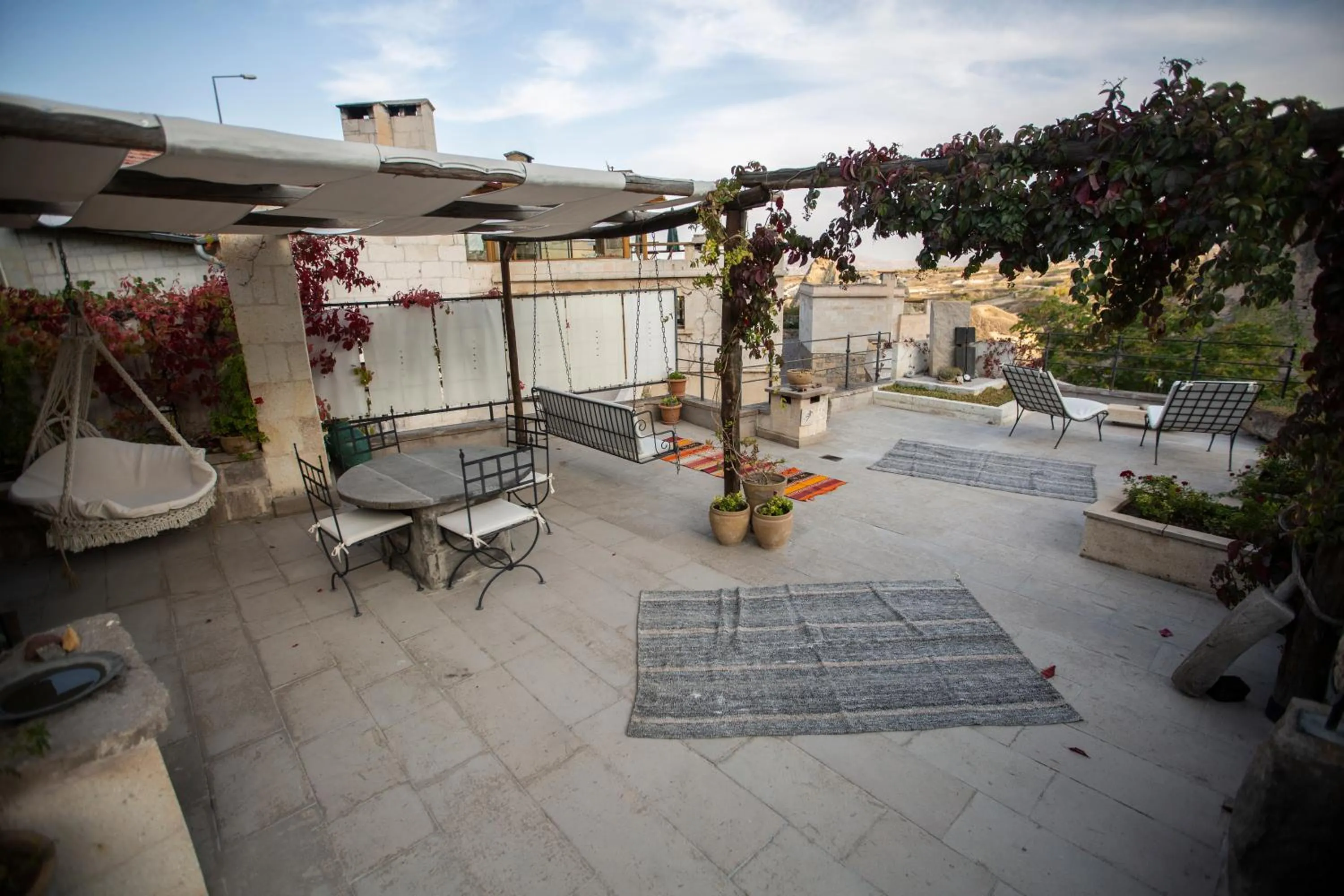 Balcony/Terrace in Asmalı Cave House