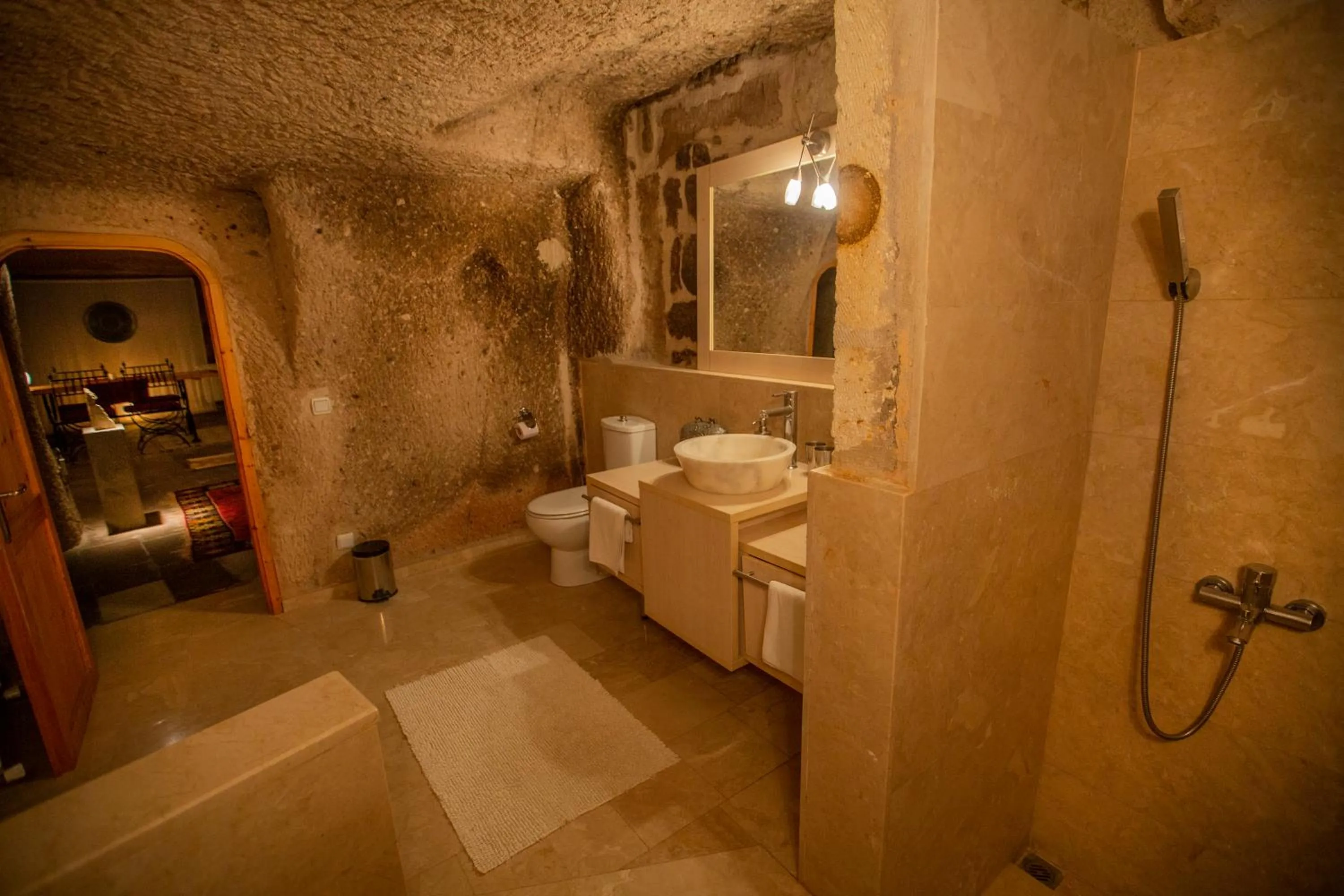Bathroom in Asmalı Cave House