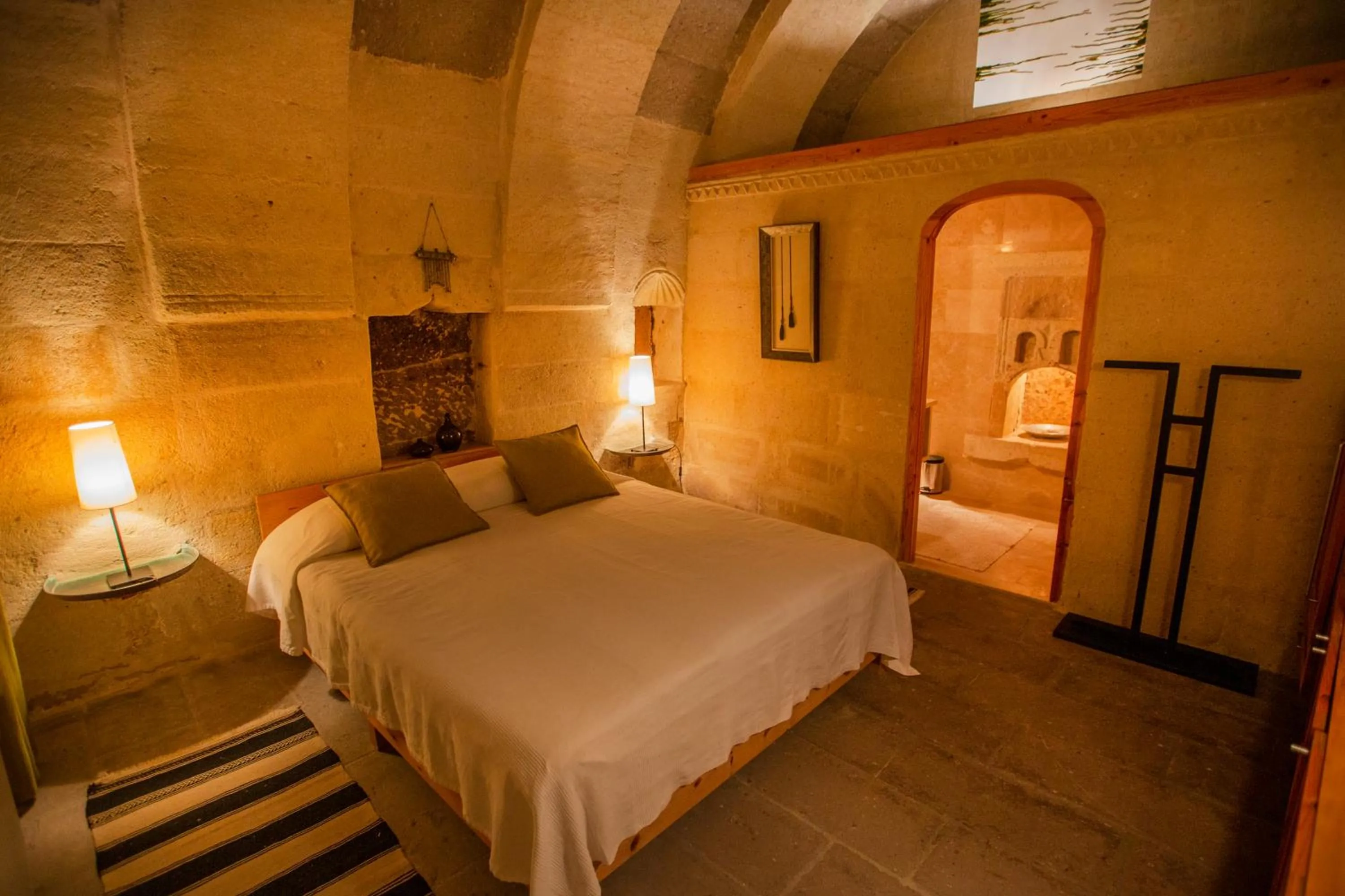 Bedroom, Bed in Asmalı Cave House