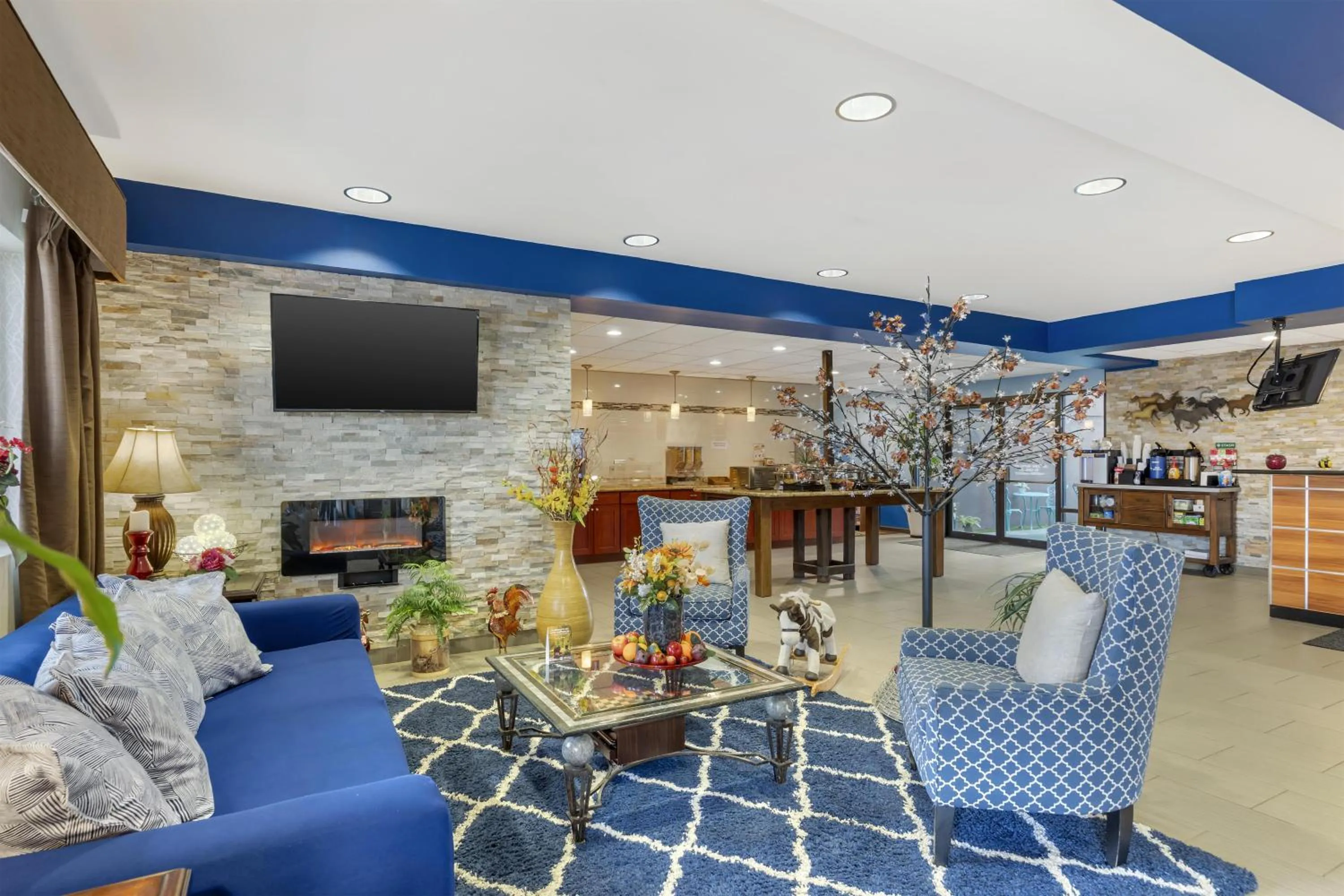 Lobby or reception in Best Western Sky Valley Inn