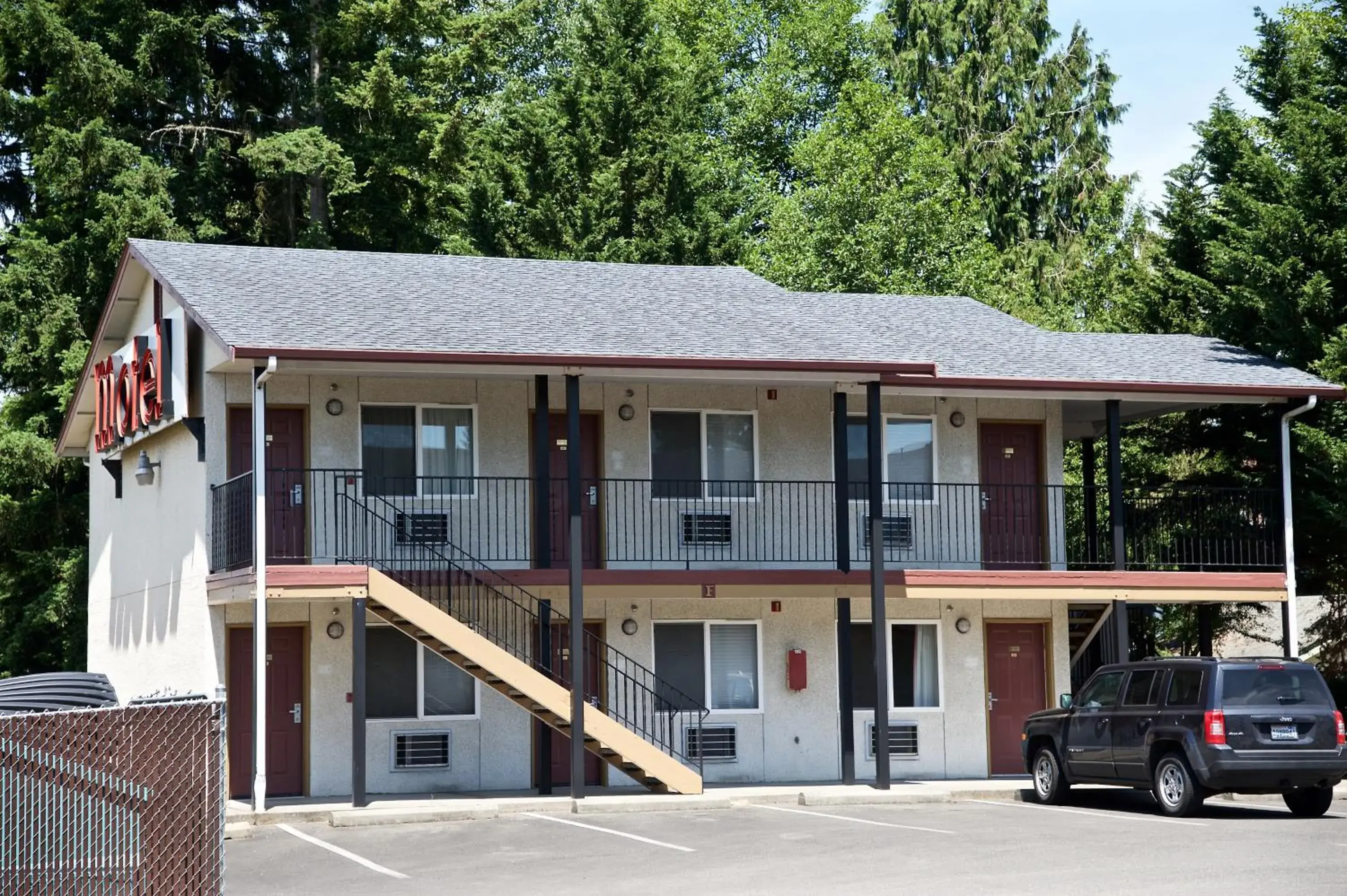 Property building in King Oscar Motel Centralia Property building in King Oscar Motel Centralia