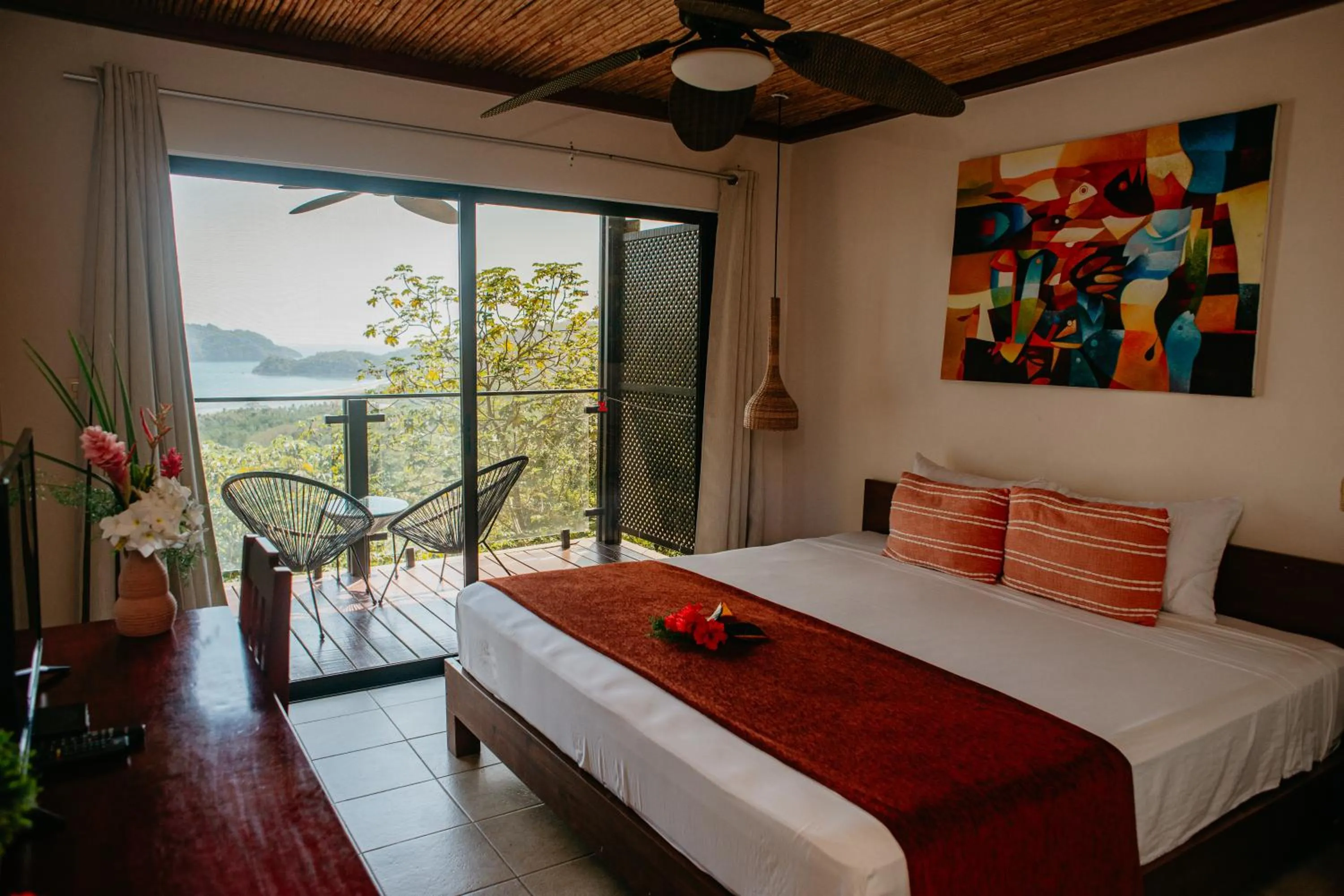 Bedroom, Bed in Eco Boutique Hotel Vista Las Islas Reserva Natural
