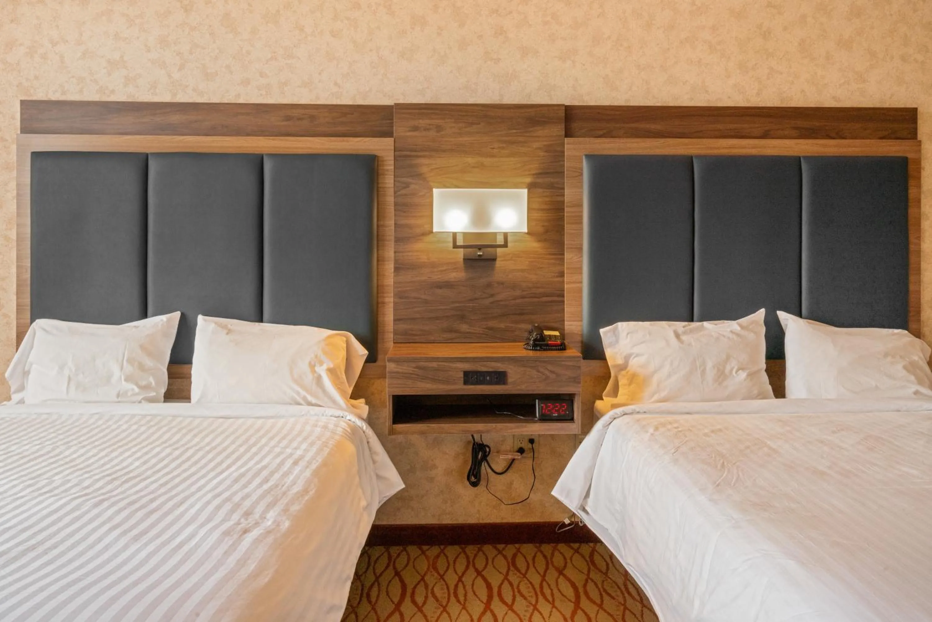 Bed in The Lodge at Big Sky