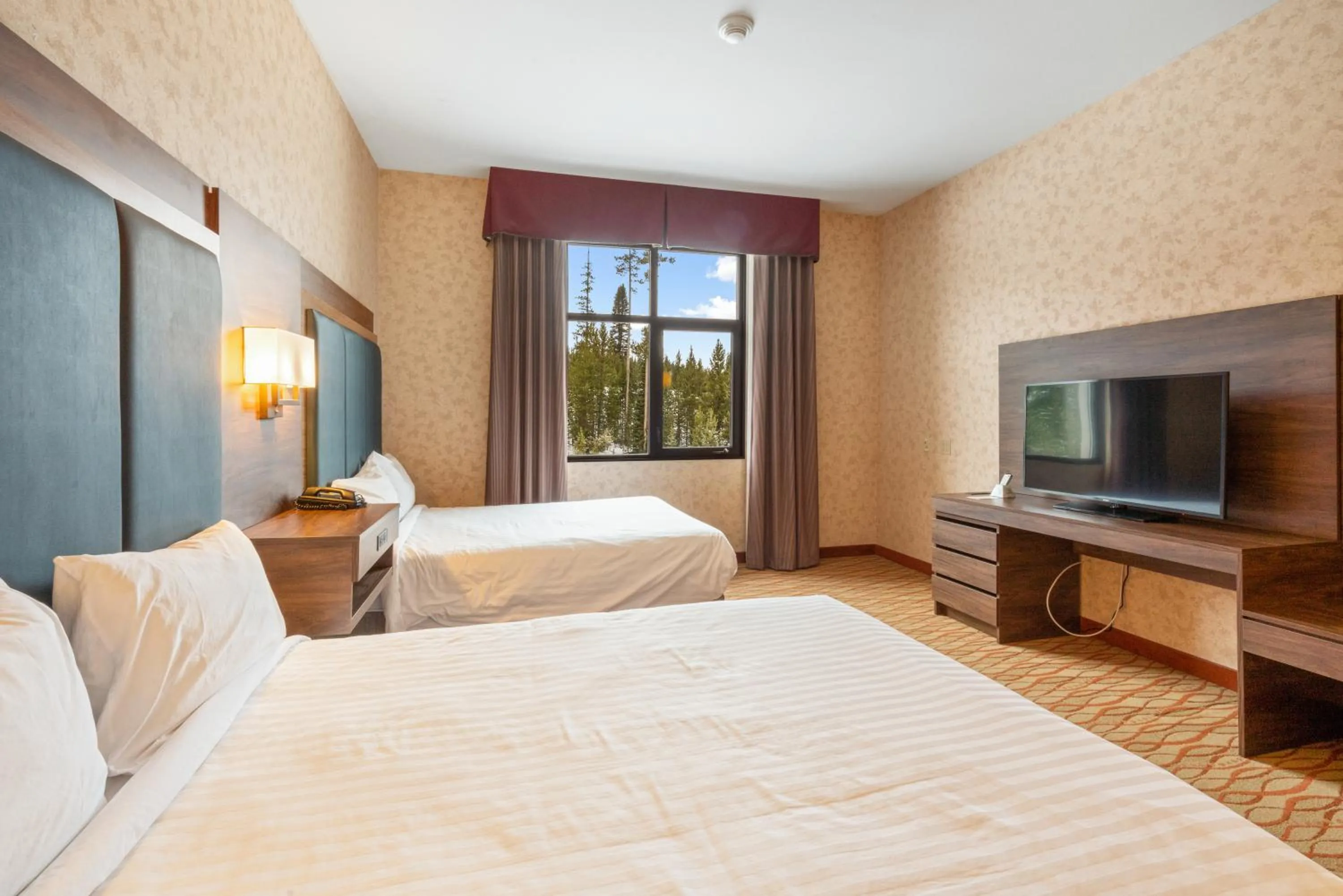 Bed in The Lodge at Big Sky