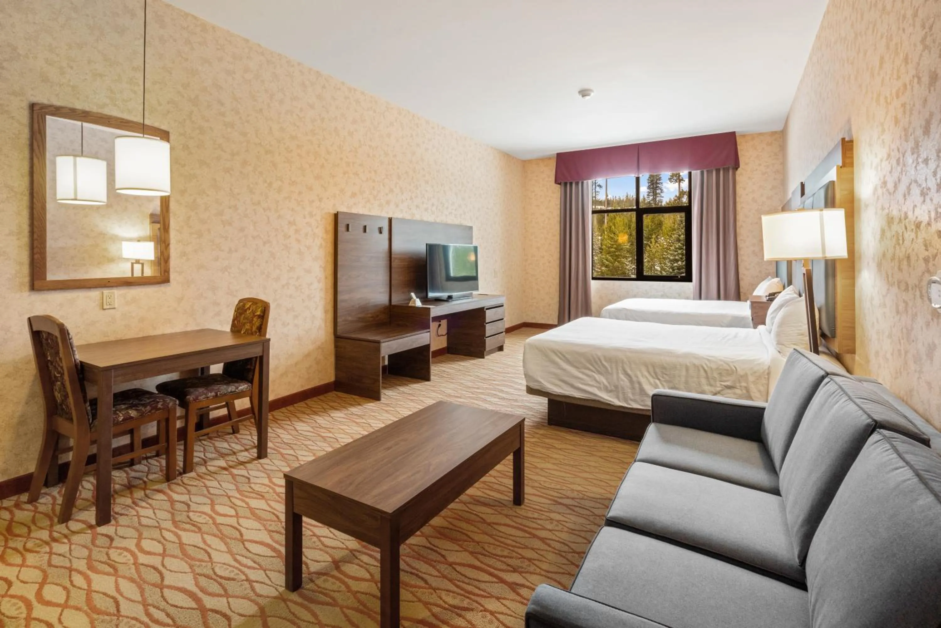 Bed in The Lodge at Big Sky