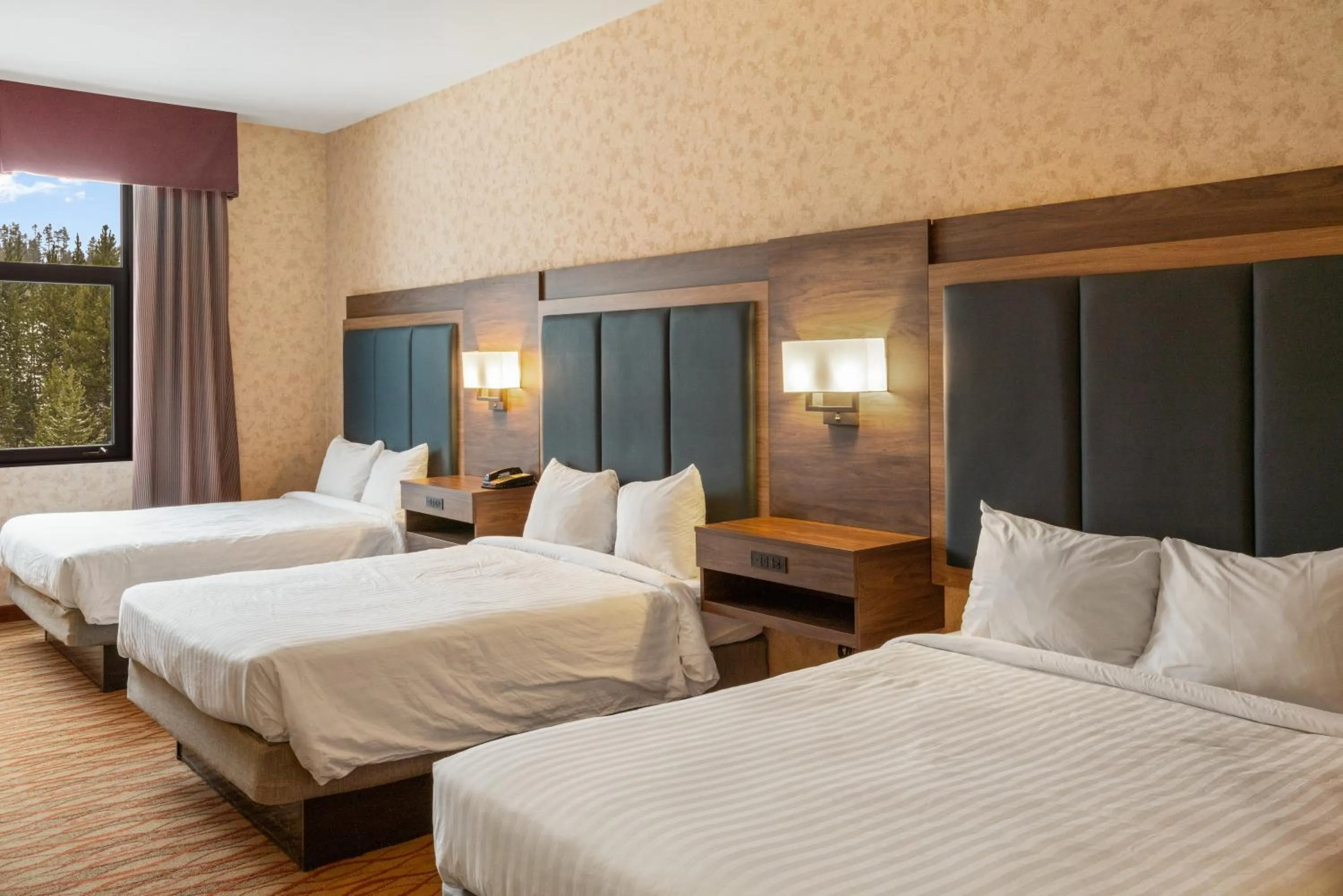 Bed in The Lodge at Big Sky