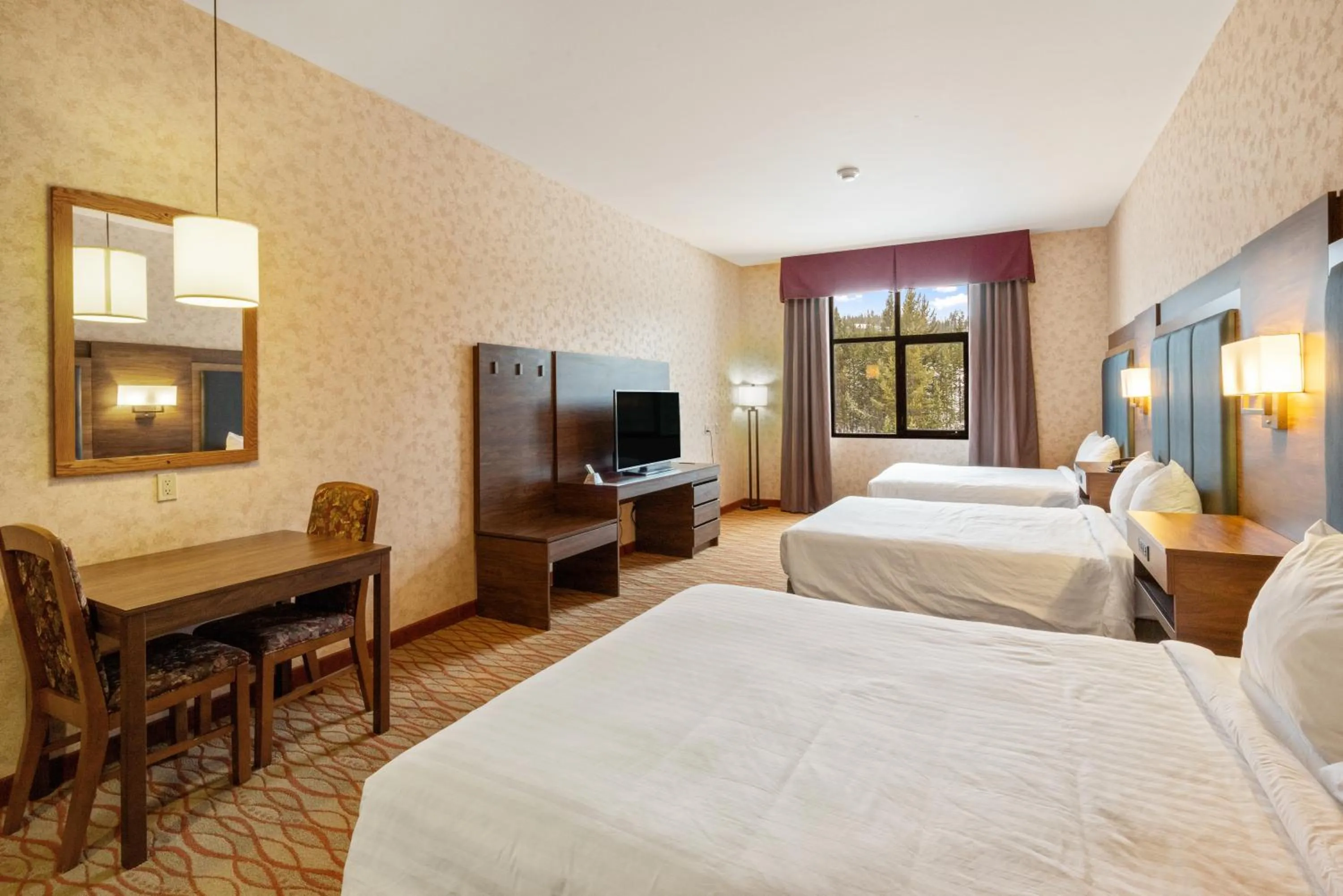 Bed in The Lodge at Big Sky