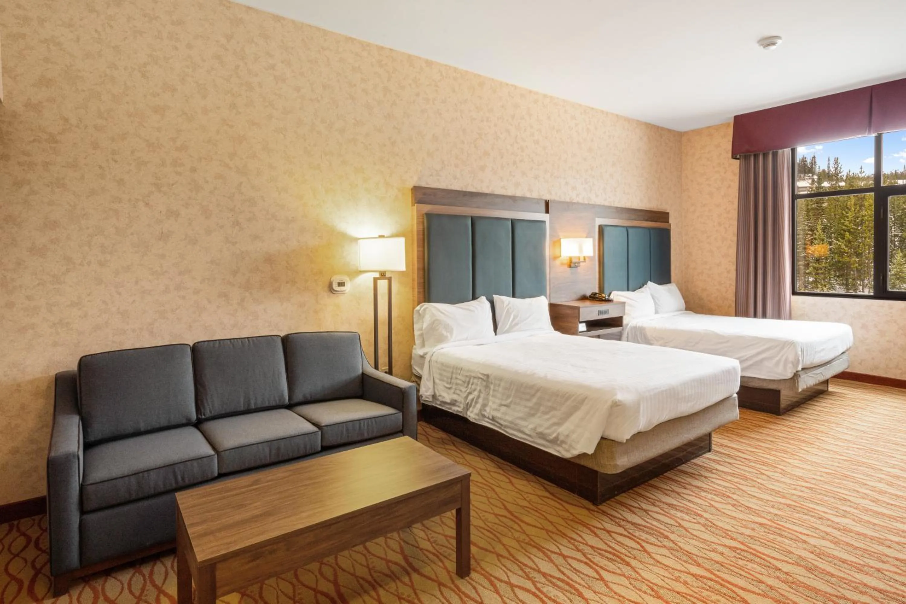 Bed in The Lodge at Big Sky