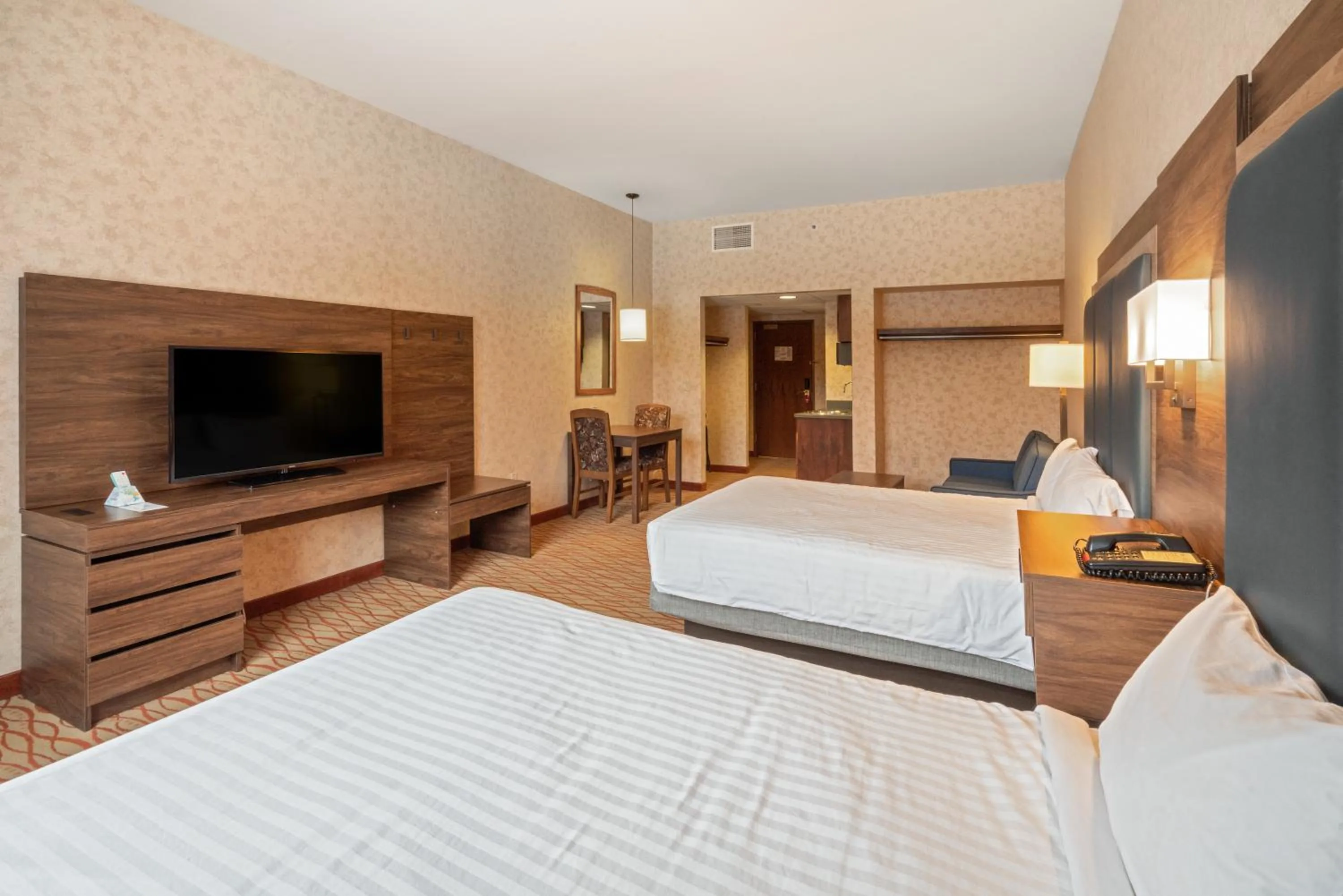 Bed in The Lodge at Big Sky