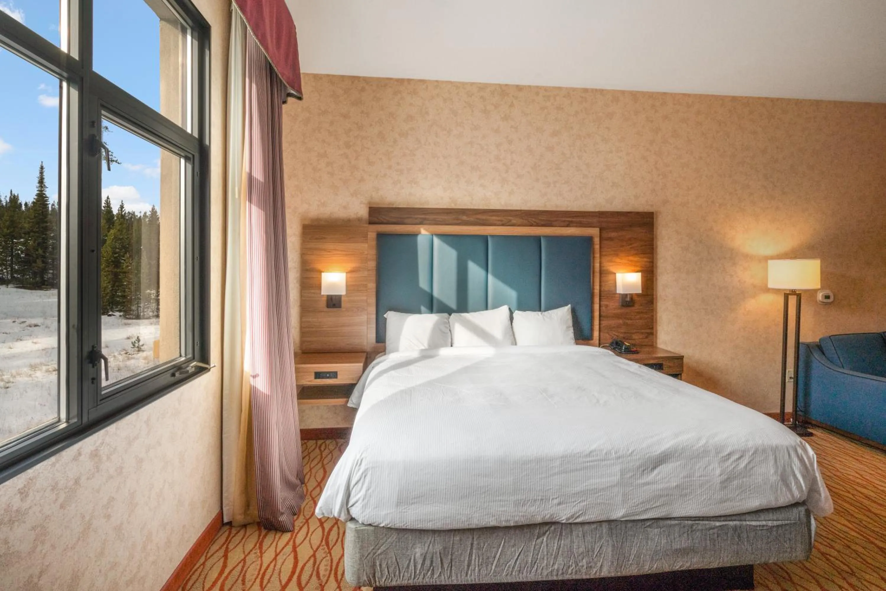 Bed in The Lodge at Big Sky