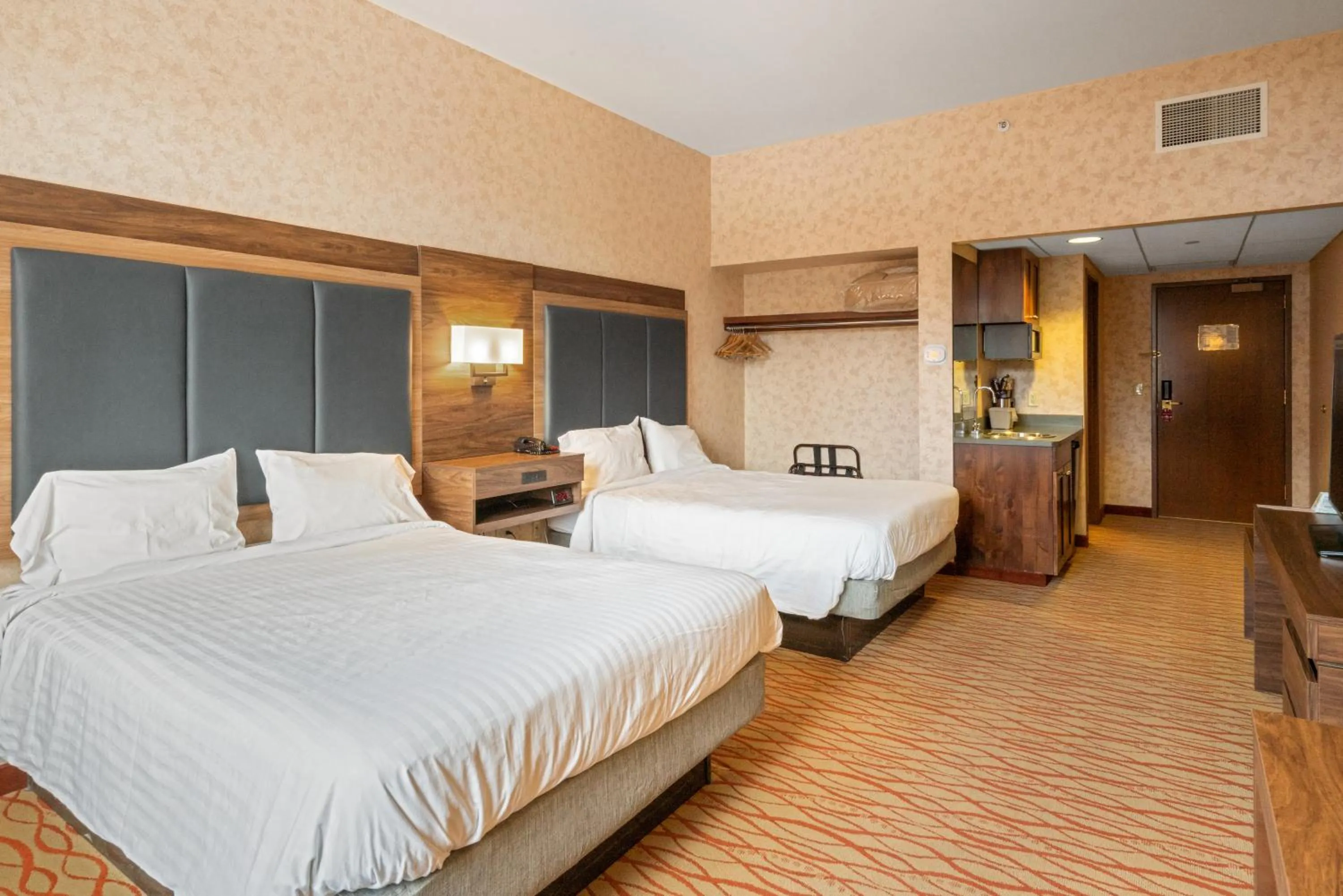 Bed in The Lodge at Big Sky