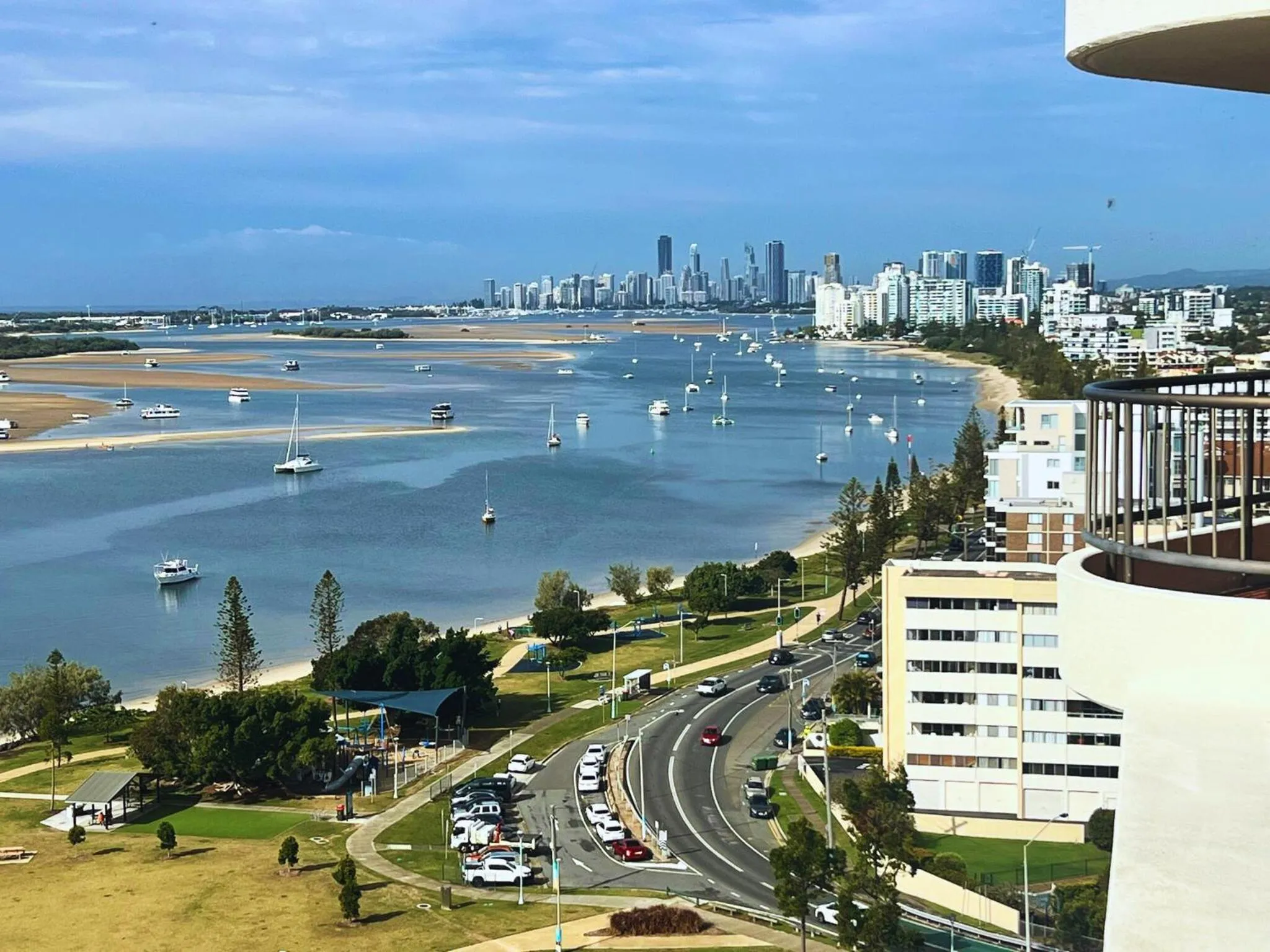 Sea view in Broadwater Shores Waterfront Apartments
