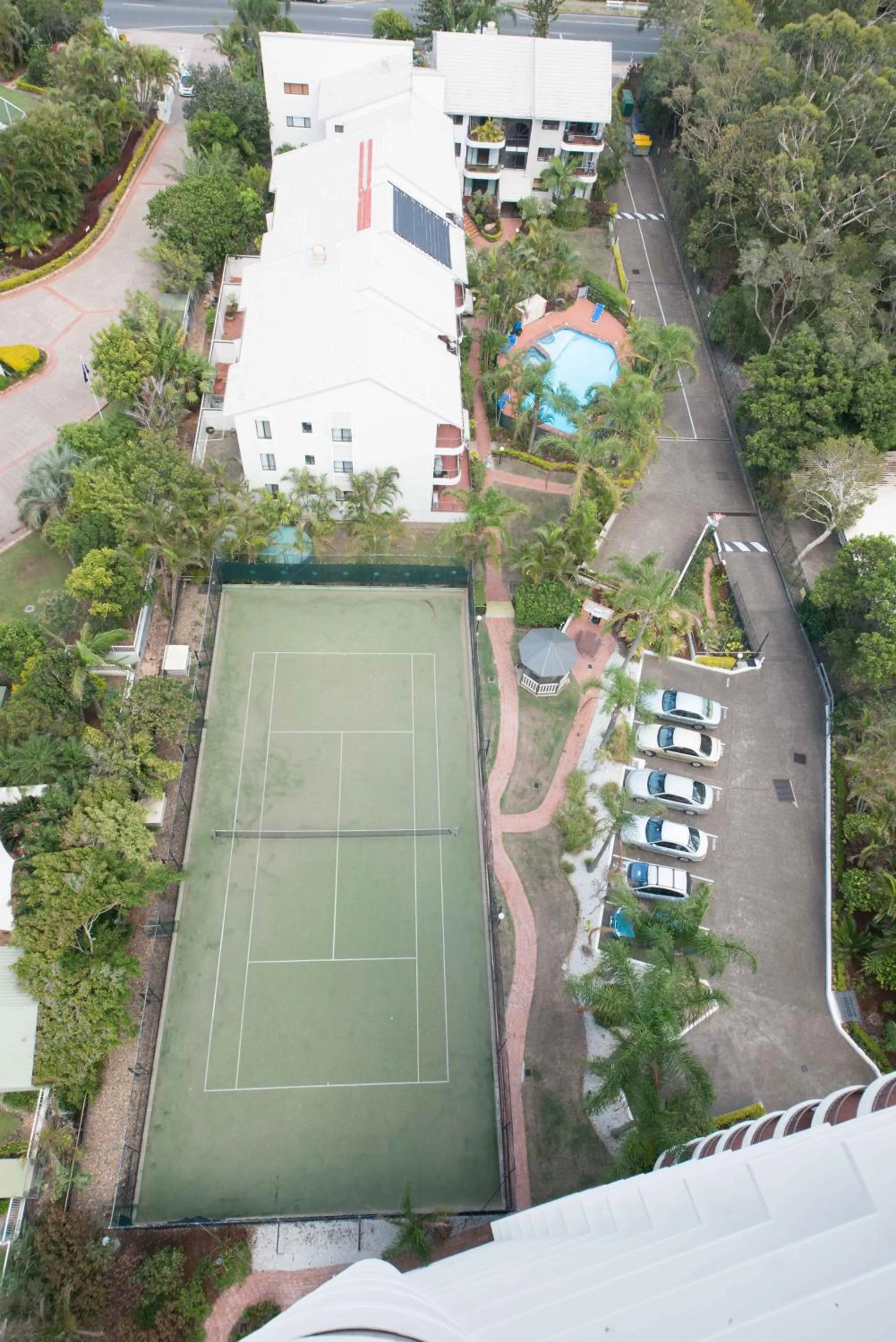 Bird's eye view in Broadwater Shores Waterfront Apartments