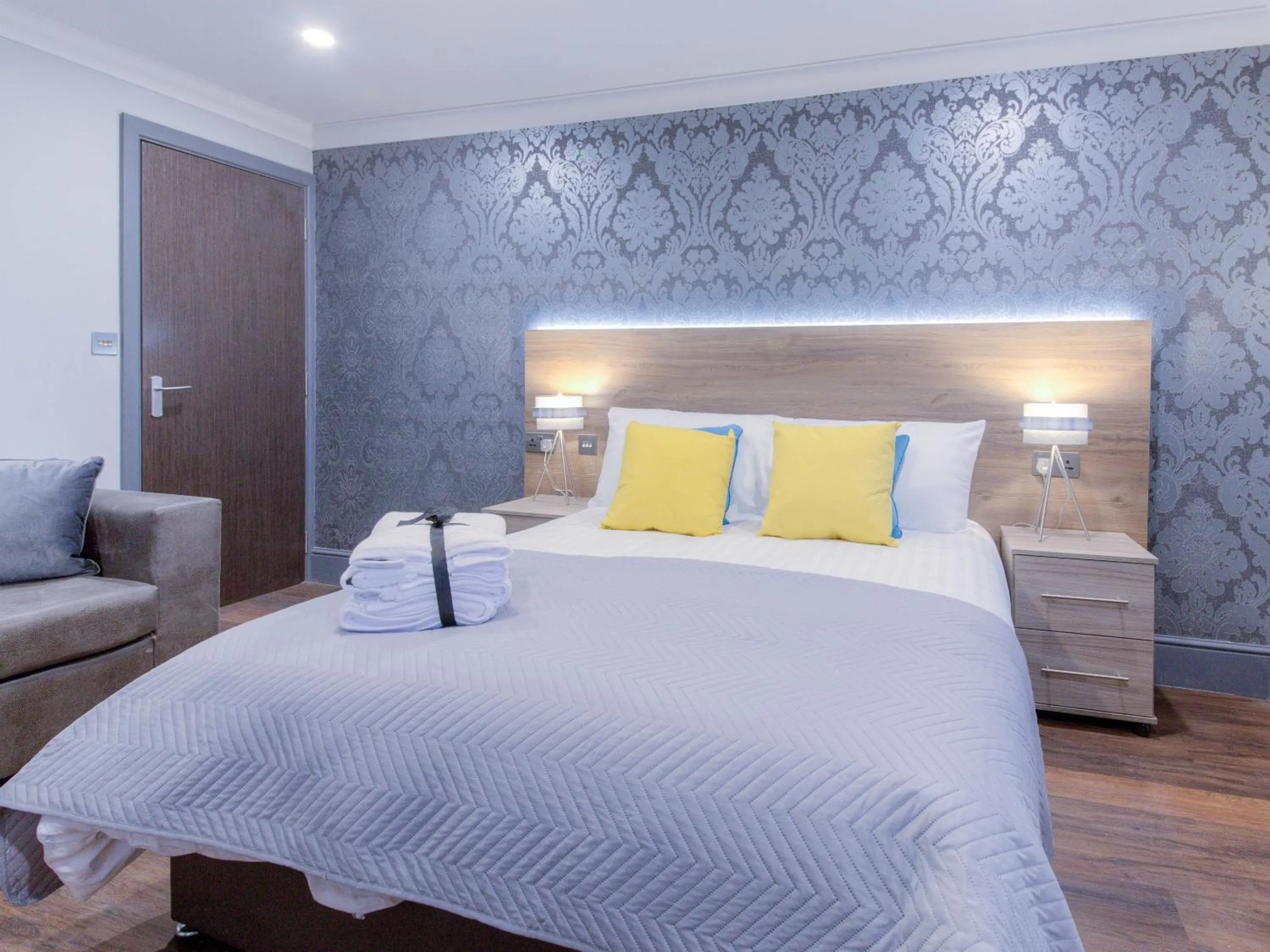 Bedroom in Remaotel The Bromley Apartments