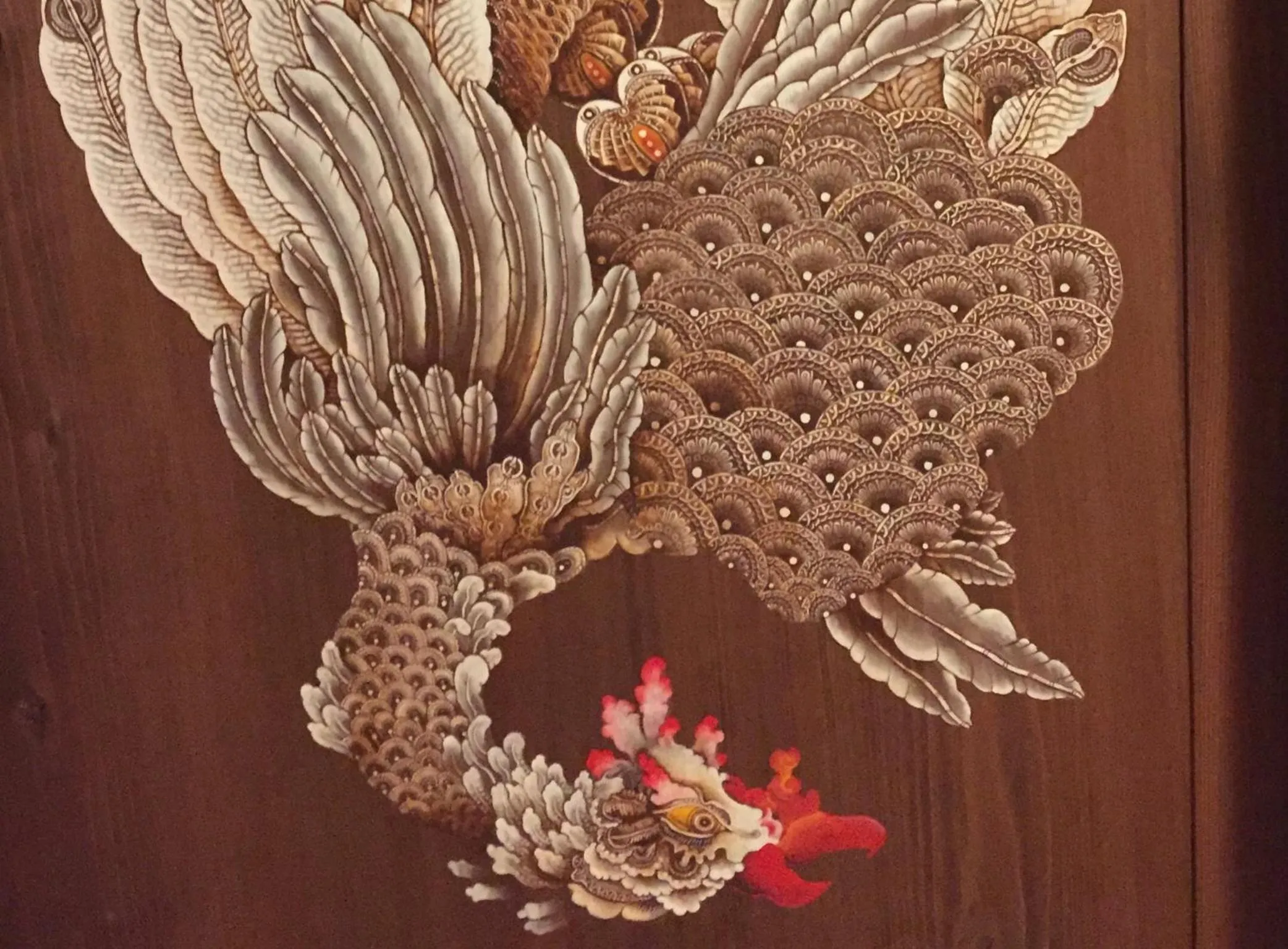 Decorative detail in Nikko Akarinoyado Villa Revage