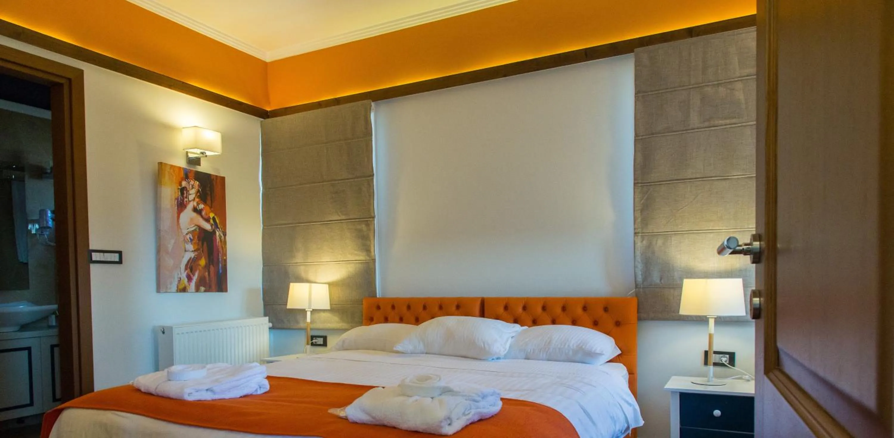 Bedroom, Bed in Abi Luxury Villas