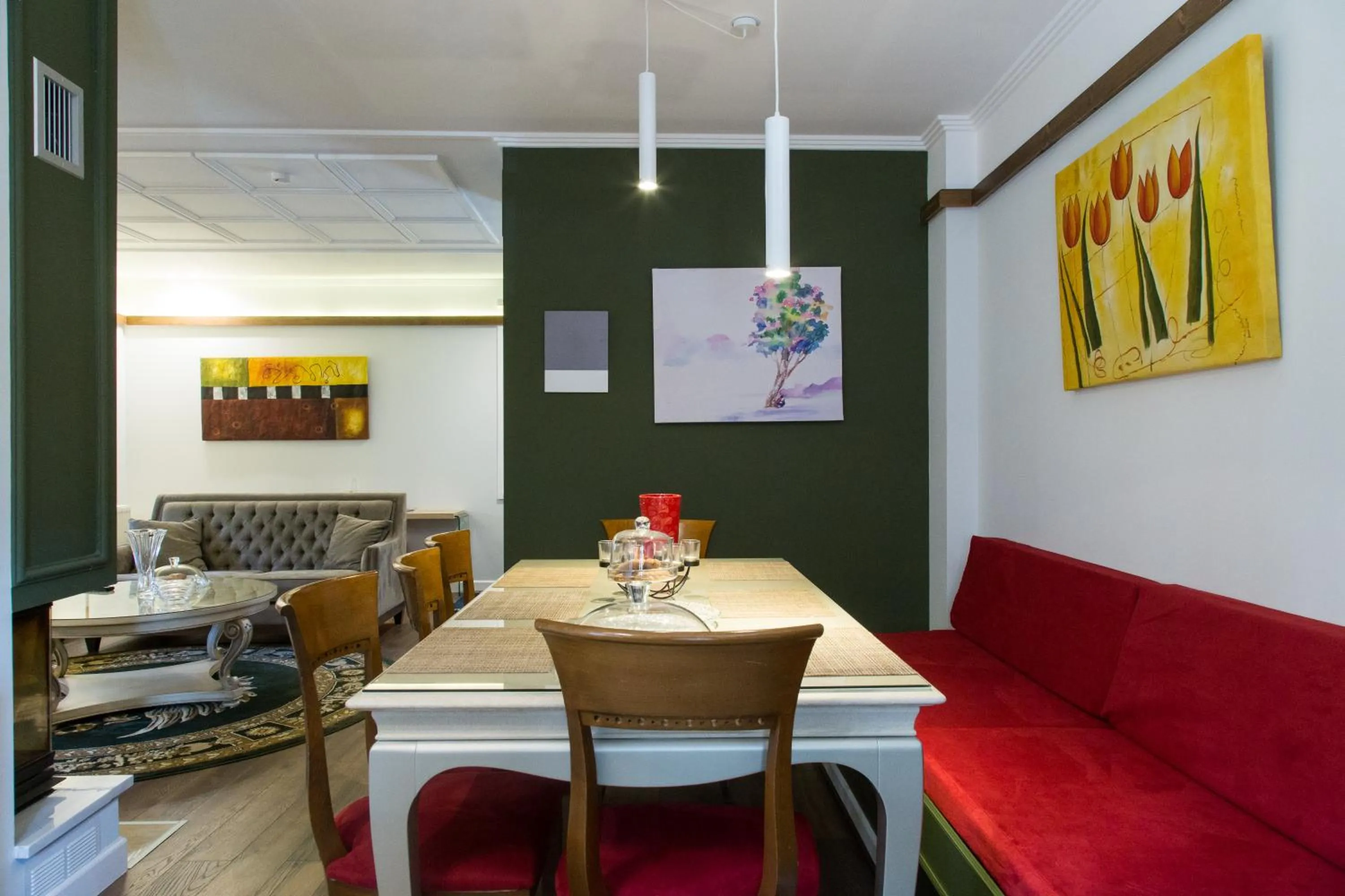 Dining area in Abi Luxury Villas