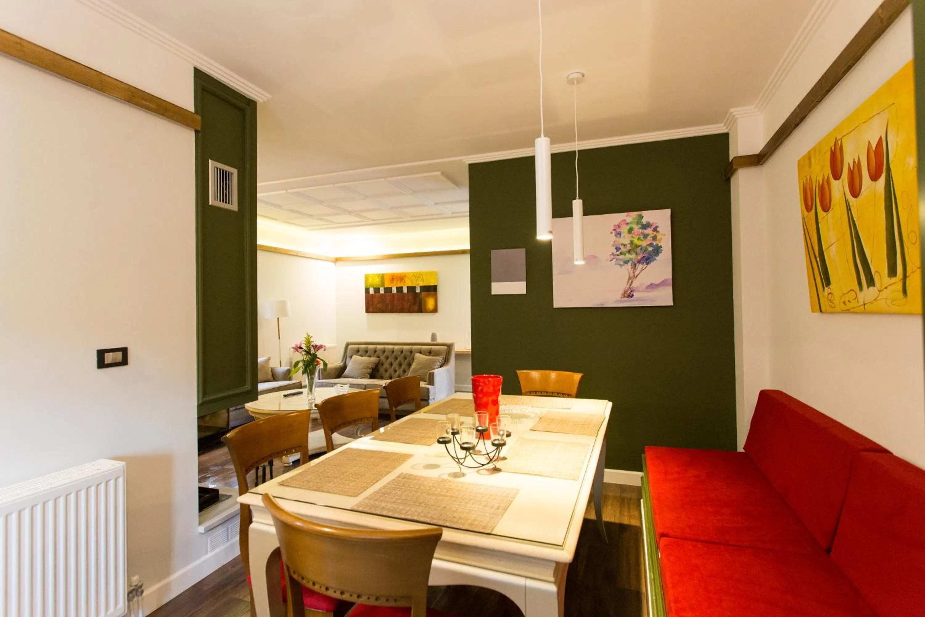 Dining area in Abi Luxury Villas