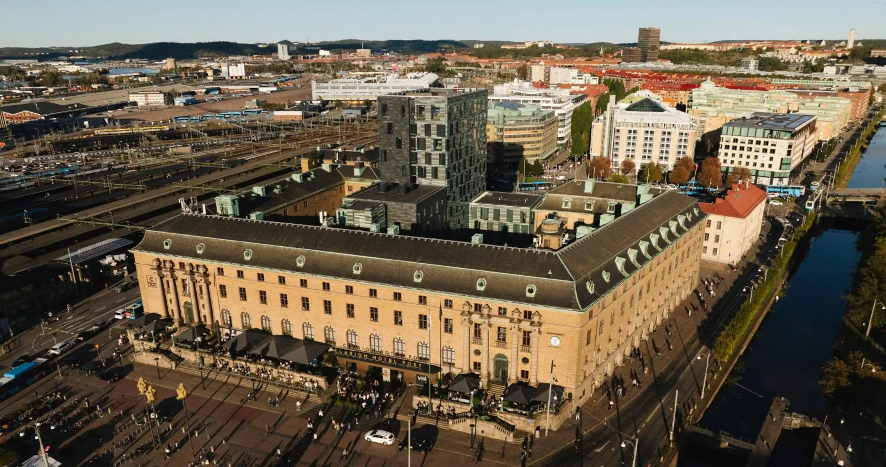 Facade/entrance in Clarion Hotel Post Facade/entrance in Clarion Hotel Post