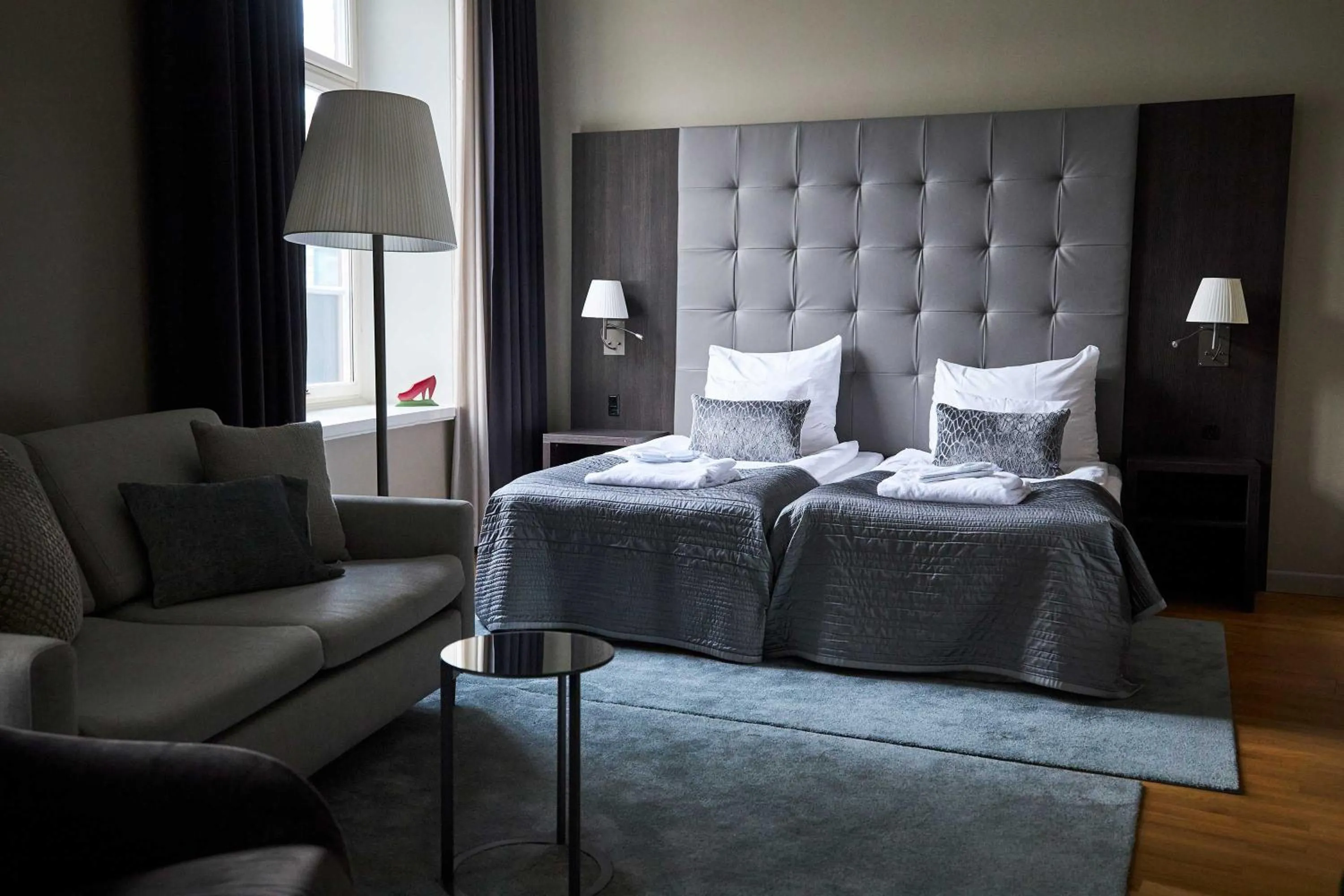 Bed in Clarion Hotel Post