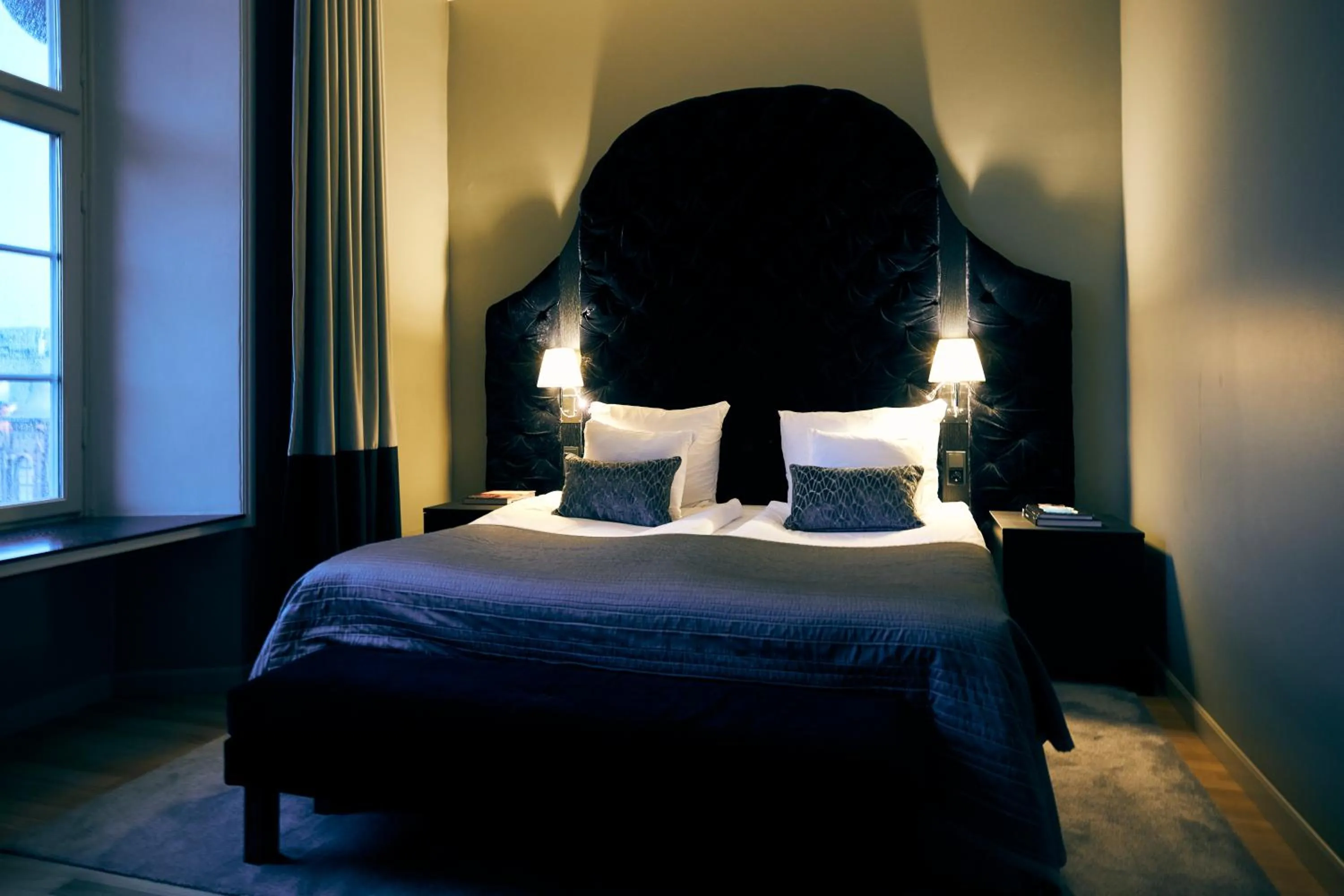 Bed in Clarion Hotel Post