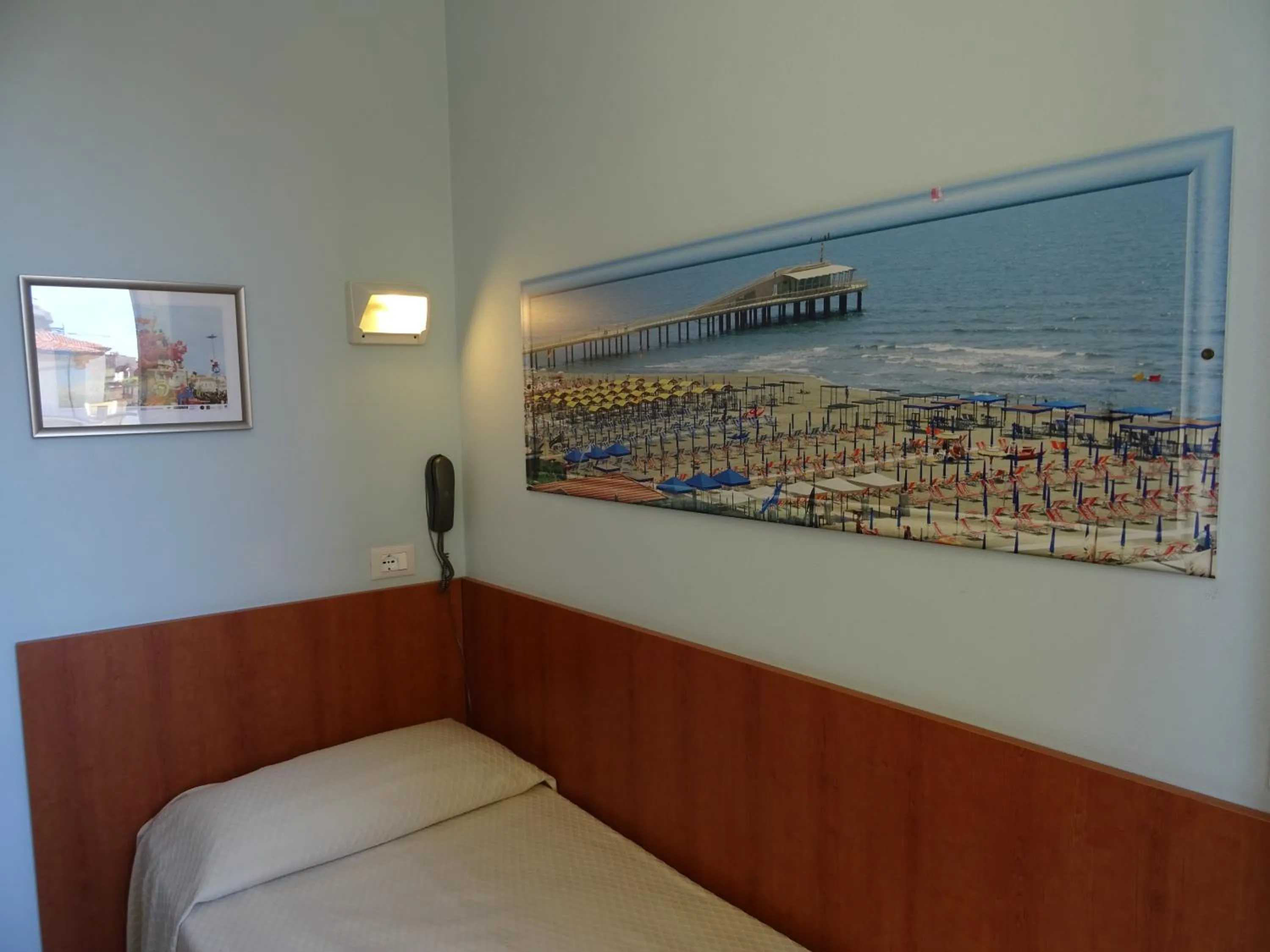 Decorative detail, Bed in Hotel Sole E Mare