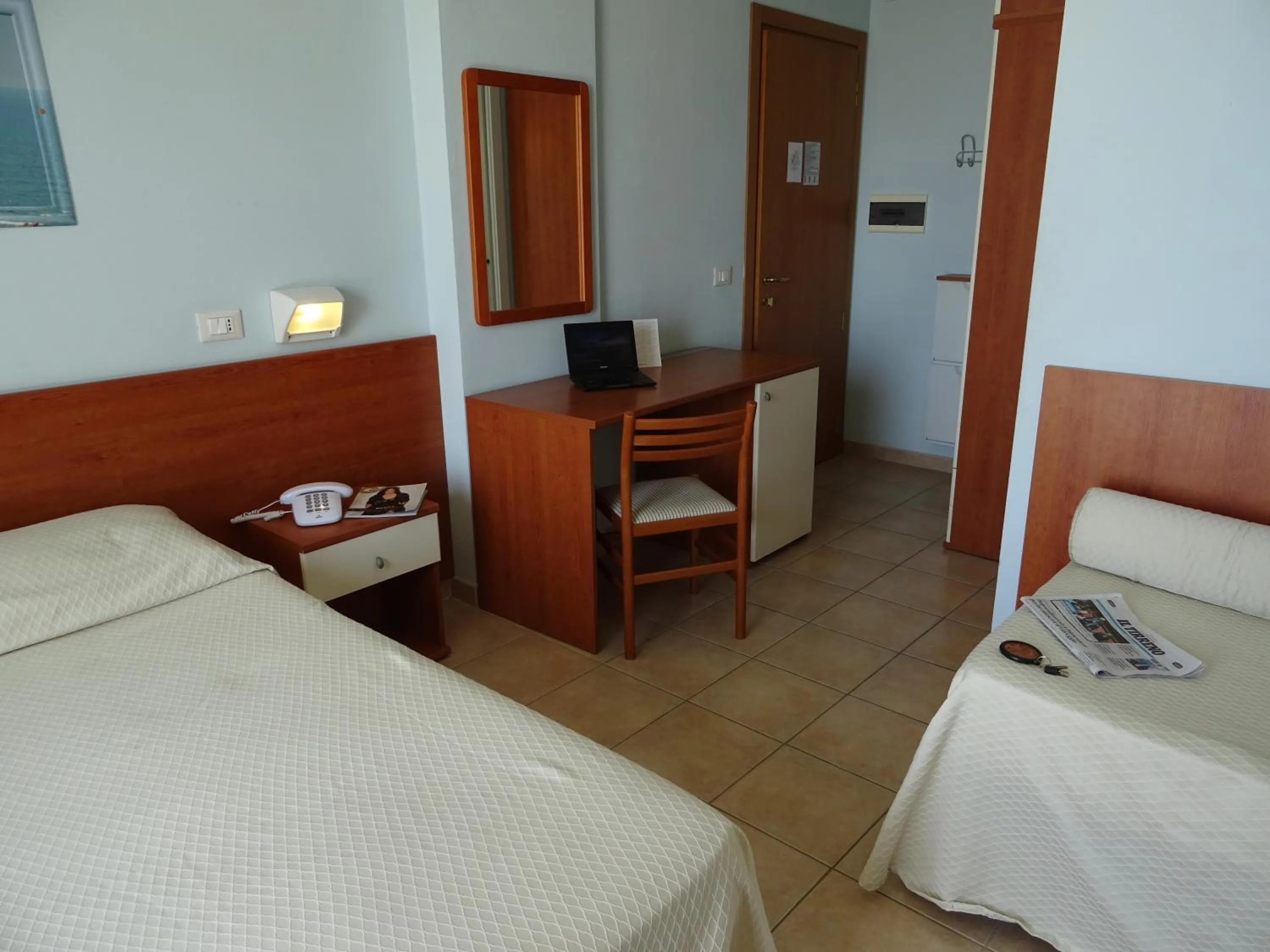 Bed in Hotel Sole E Mare