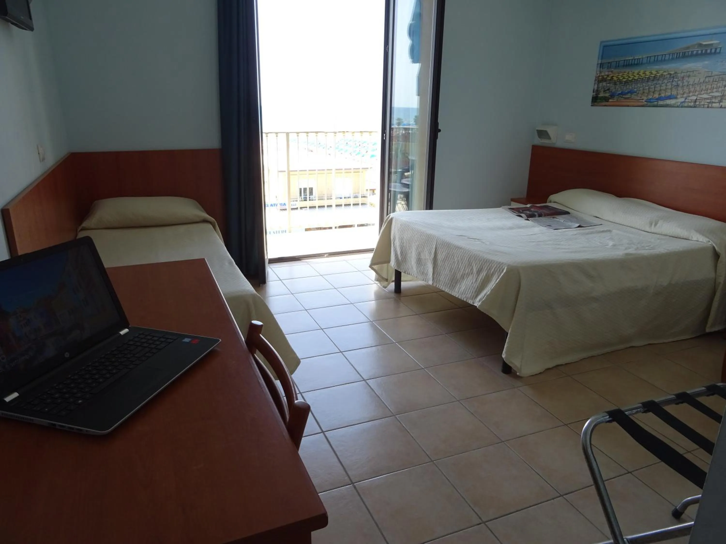 Bedroom, Bed in Hotel Sole E Mare