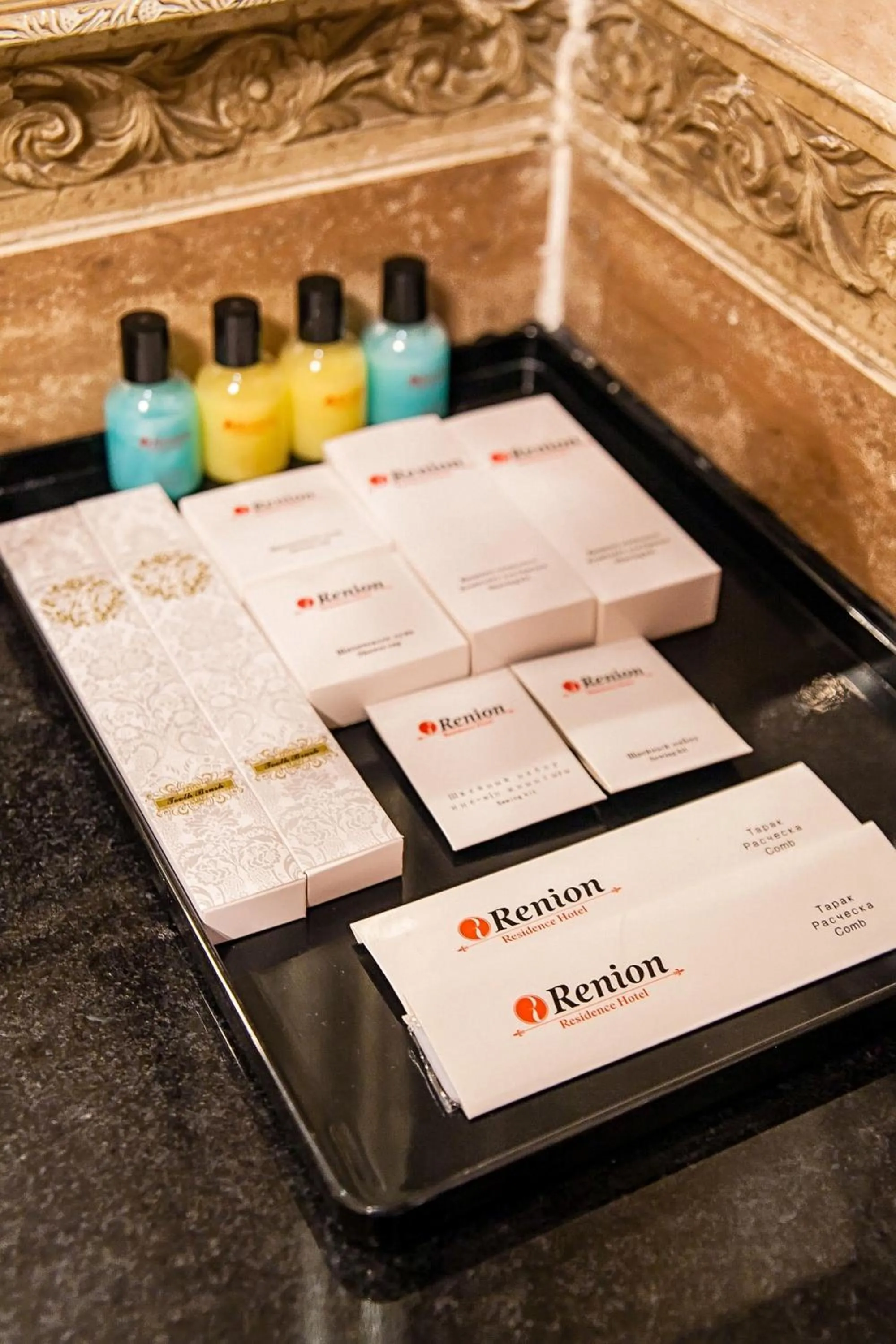 Decorative detail in Renion Residence Hotel