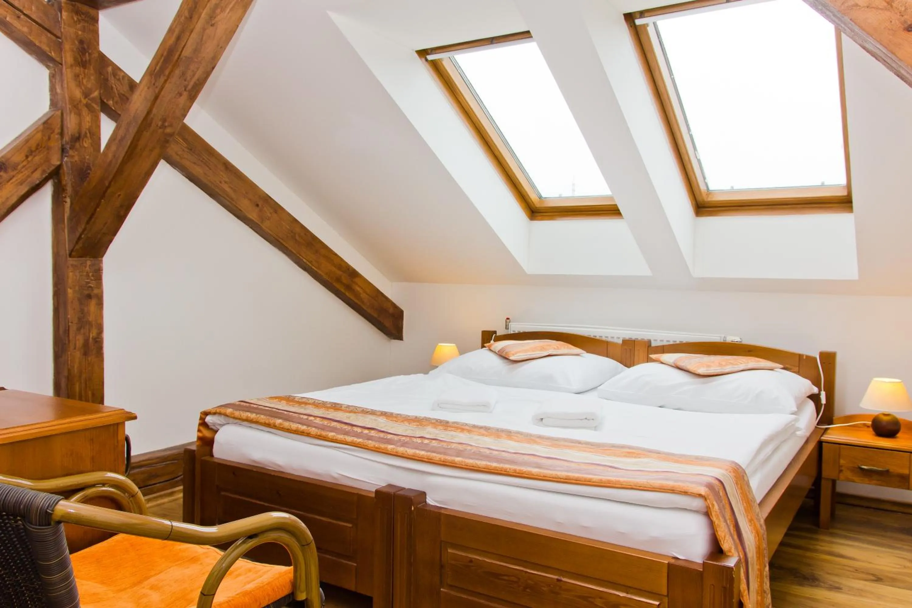 Bedroom, Bed in Kolštejn wellness centrum