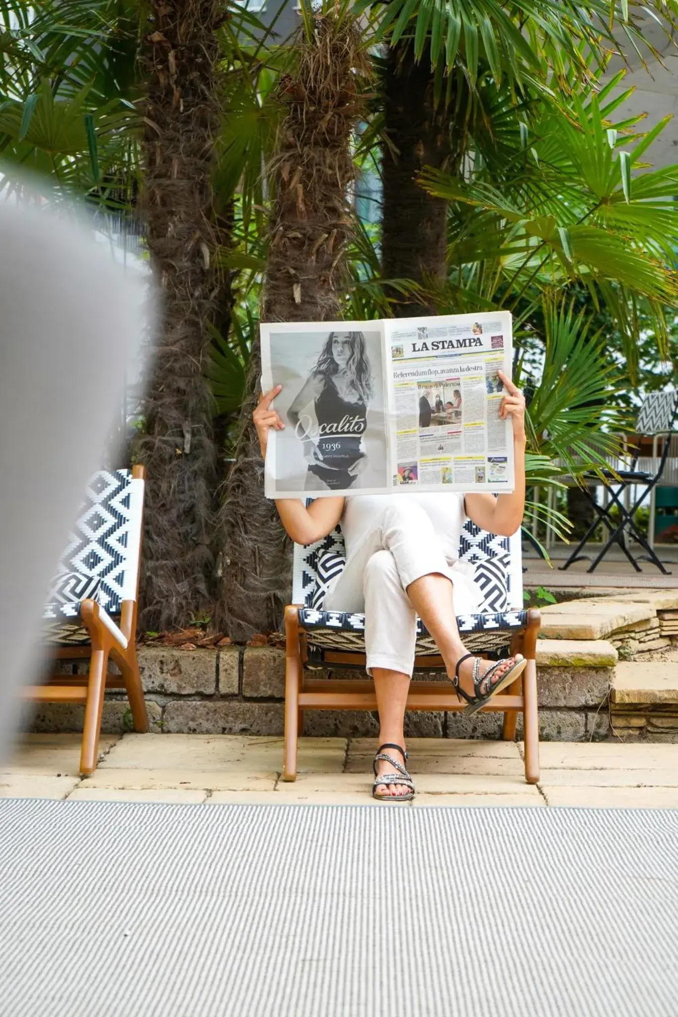 Garden view in Hotel Luxor Garden view in Hotel Luxor