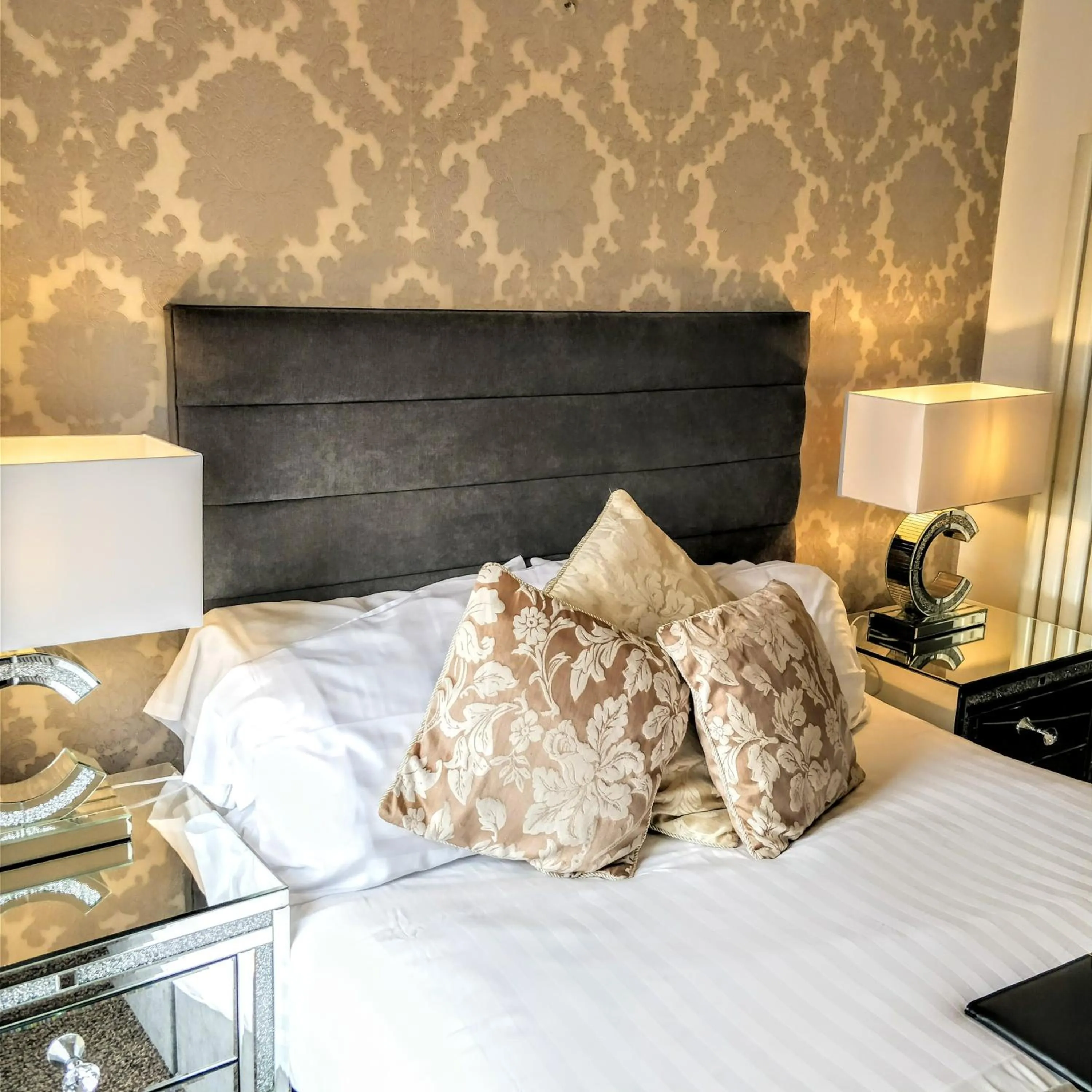 Decorative detail, Bed in Serendipity House