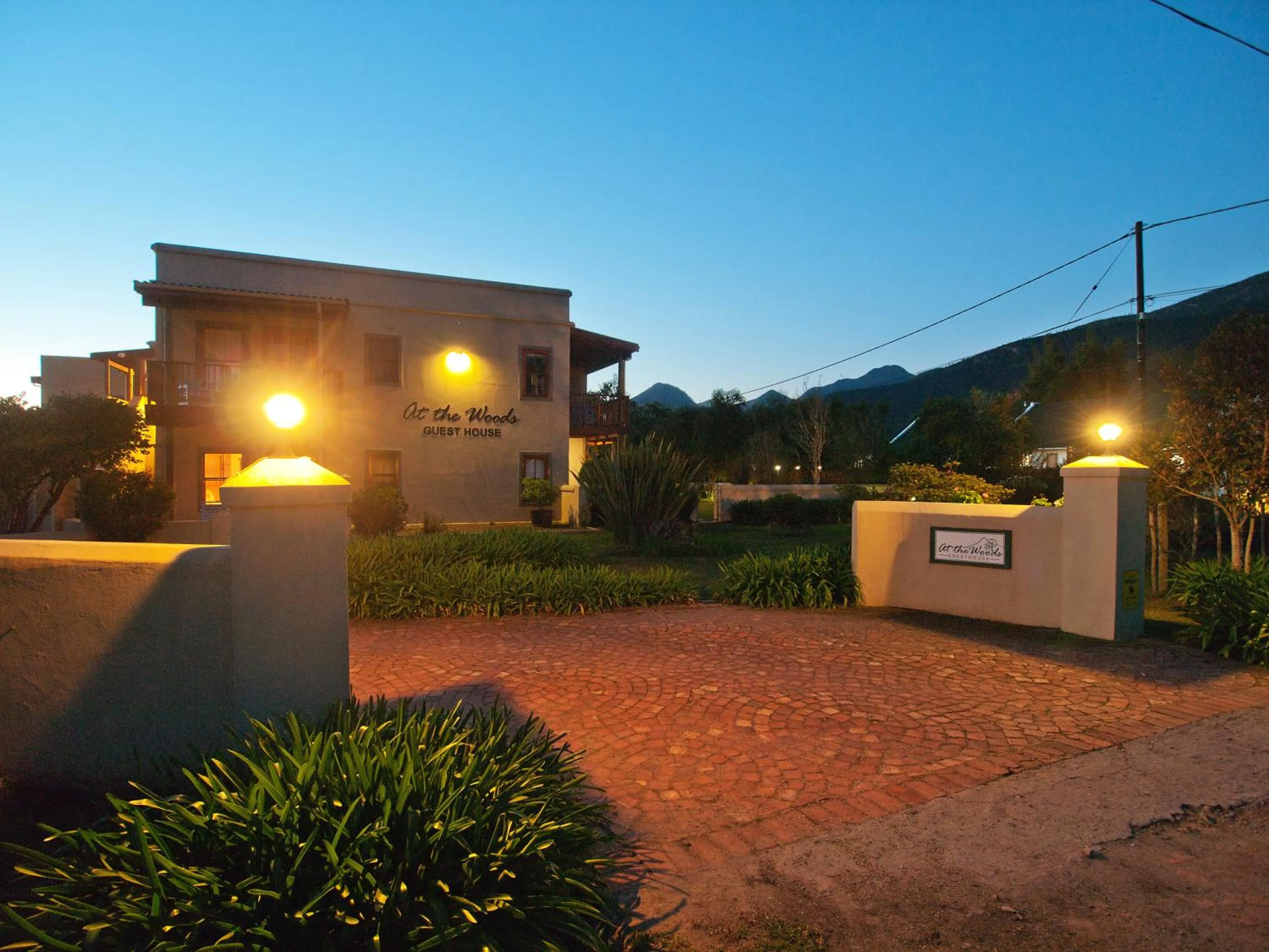 Night in At the Woods Guest House