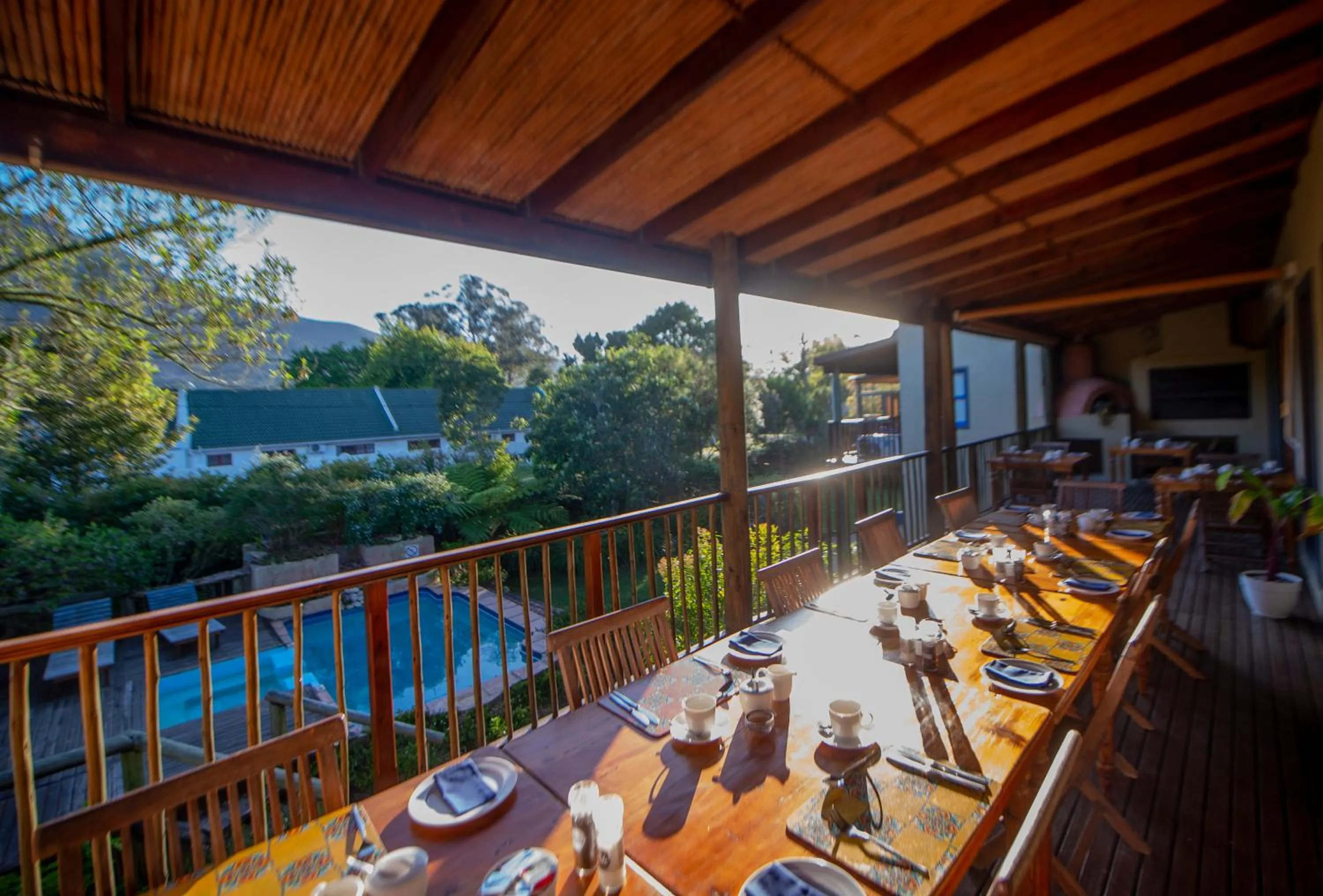 Breakfast in At the Woods Guest House