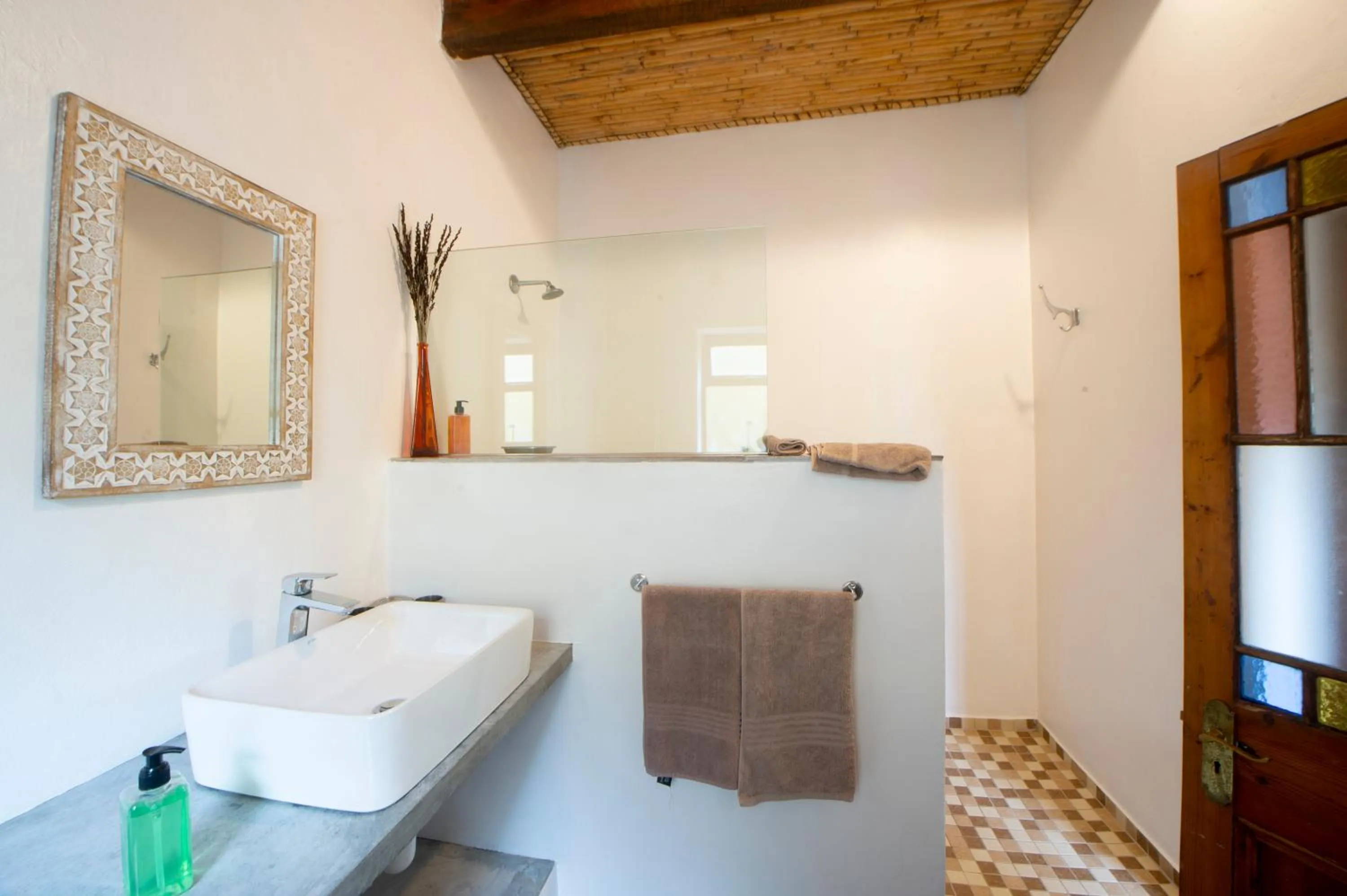 Bathroom in At the Woods Guest House